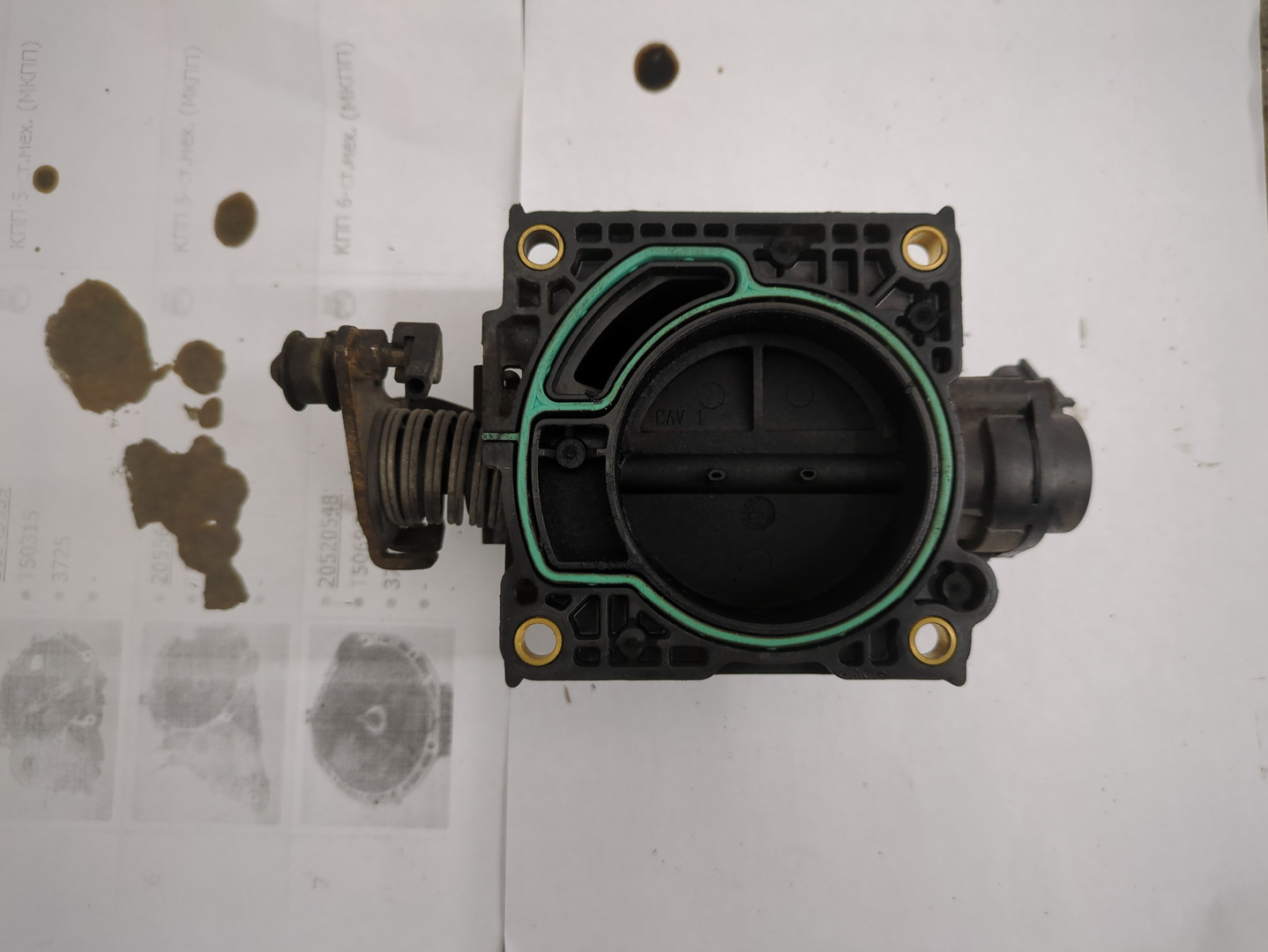 Заслонка дроссельная электрическая