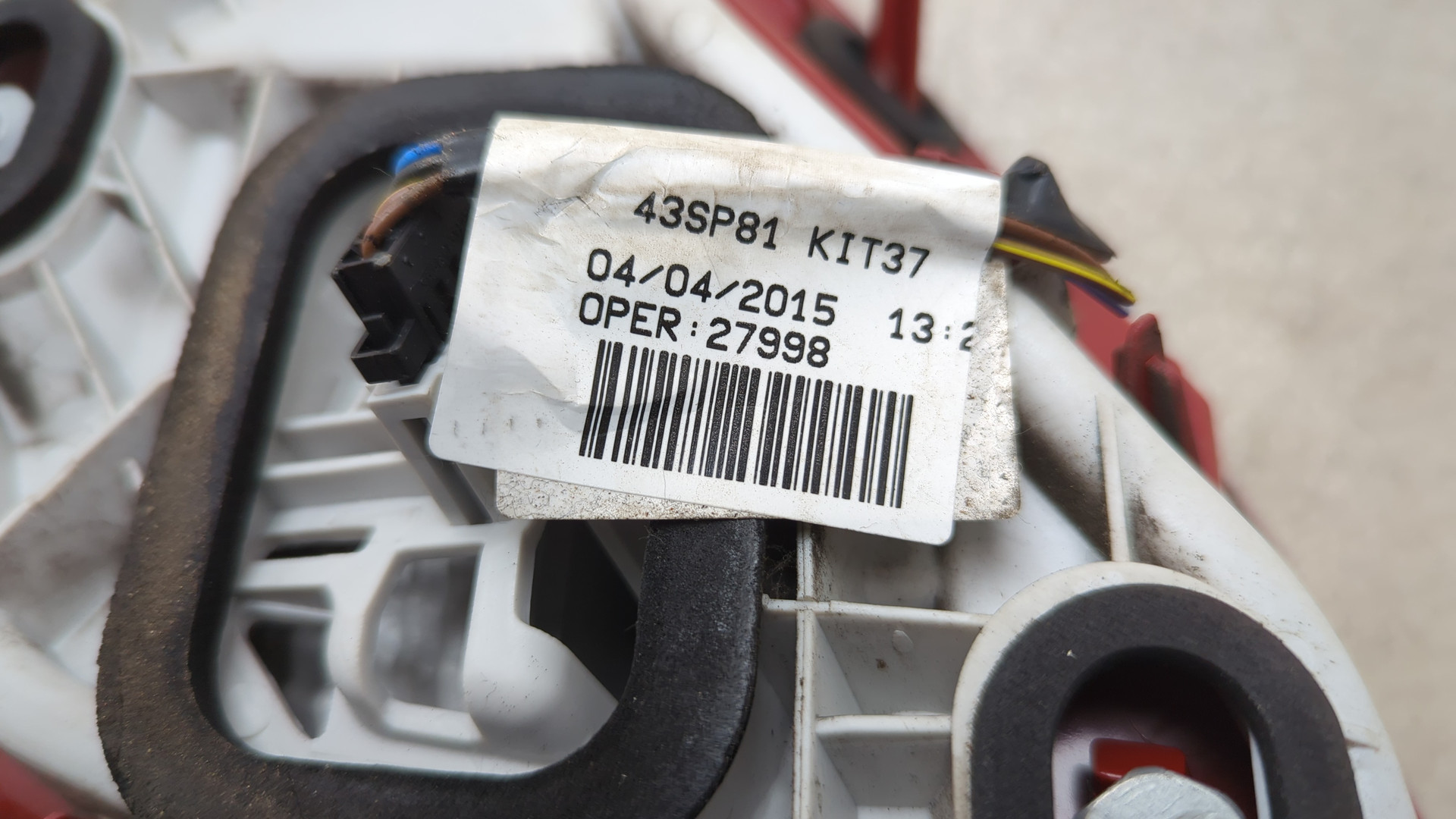 Фонарь задний левый