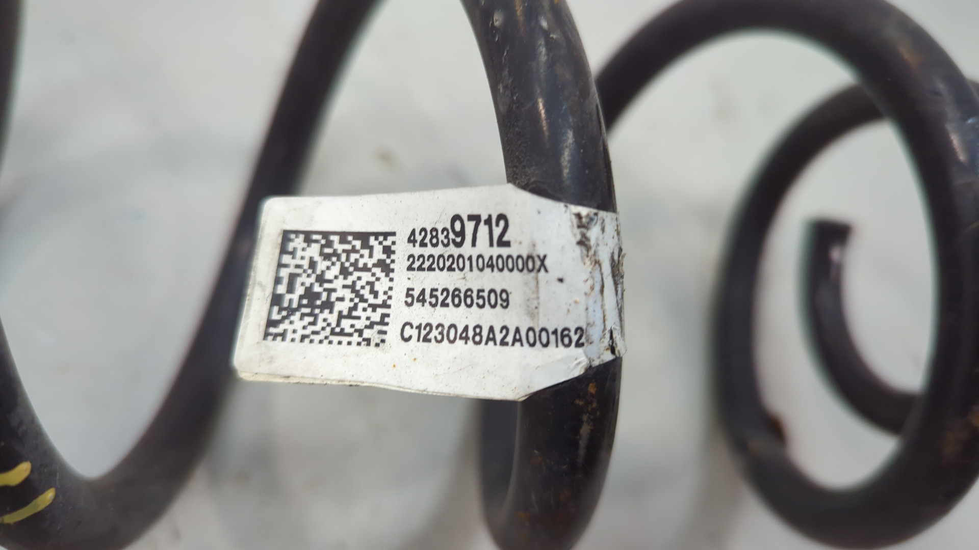 Пружина задняя