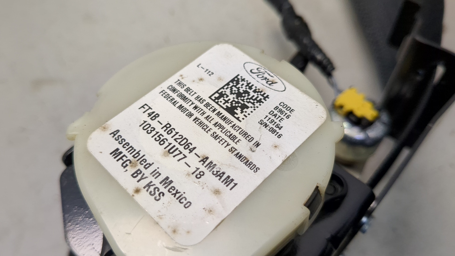 Ремень безопасности