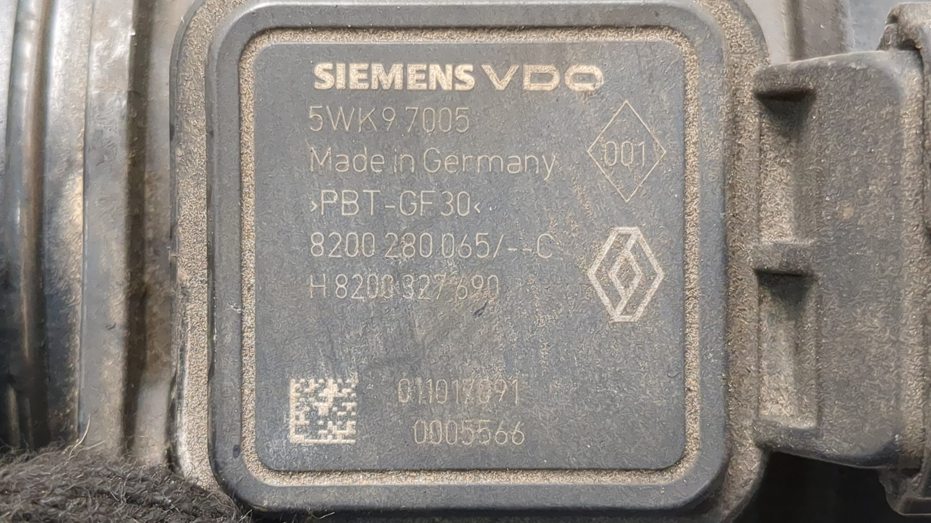 Расходомер воздуха (ДМРВ)