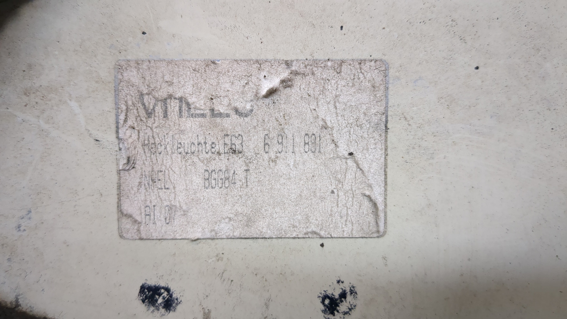 Фонарь задний левый