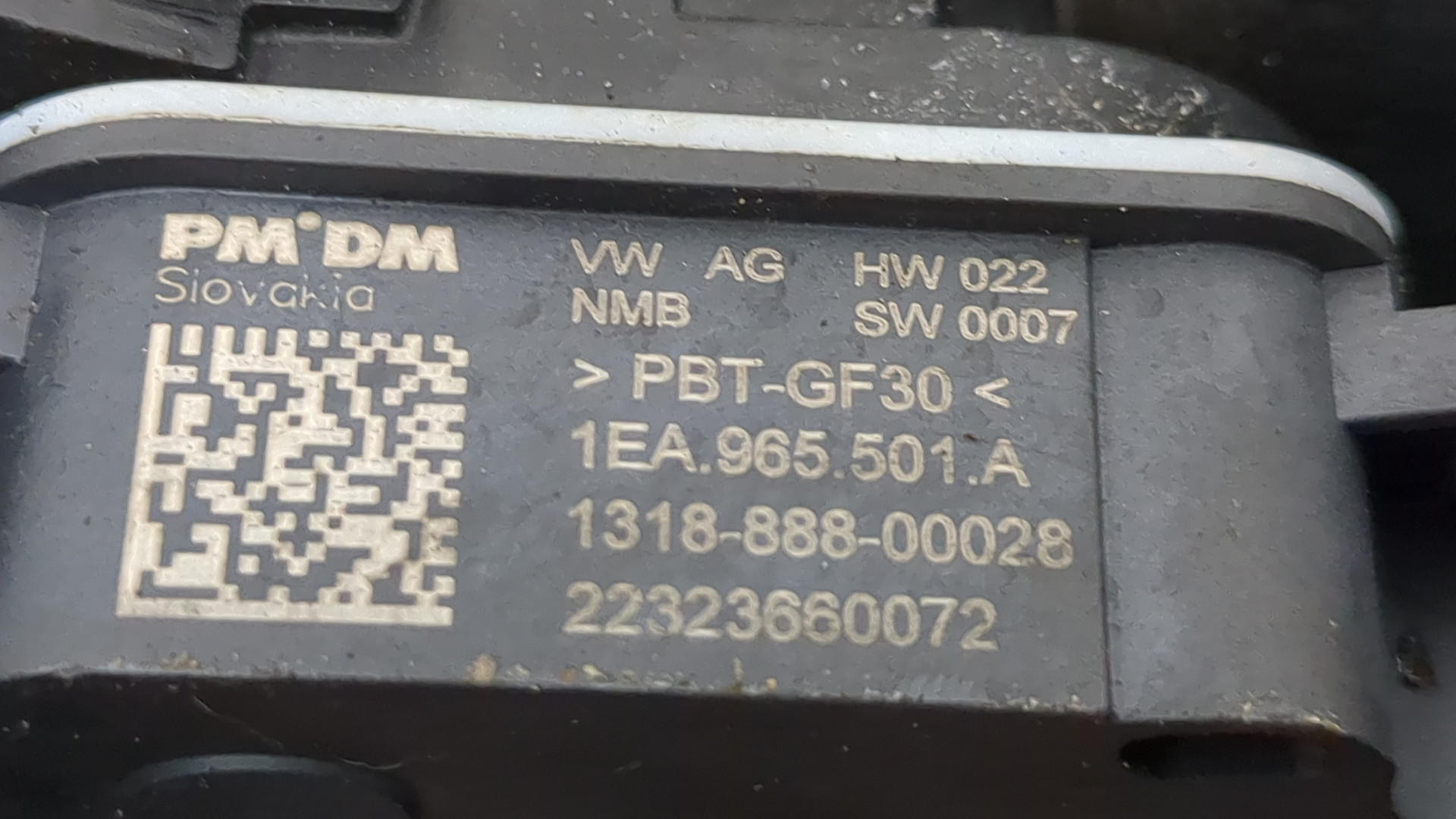 Жалюзи (воздуховод) бампера переднего