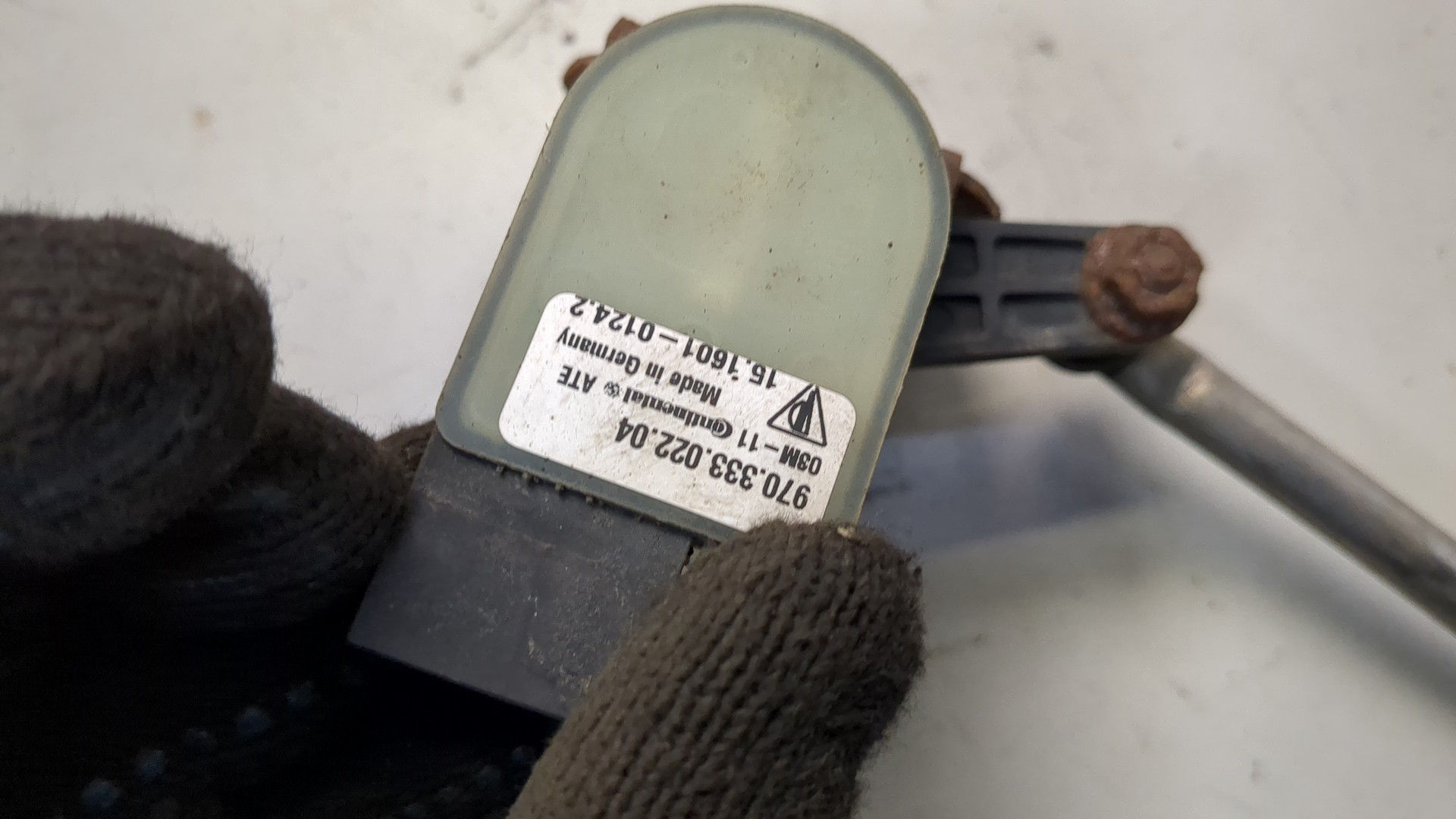 Датчик регулировки дорож. просвета