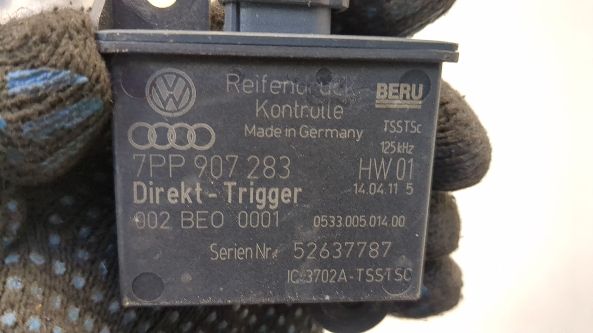 Датчик давления в шине