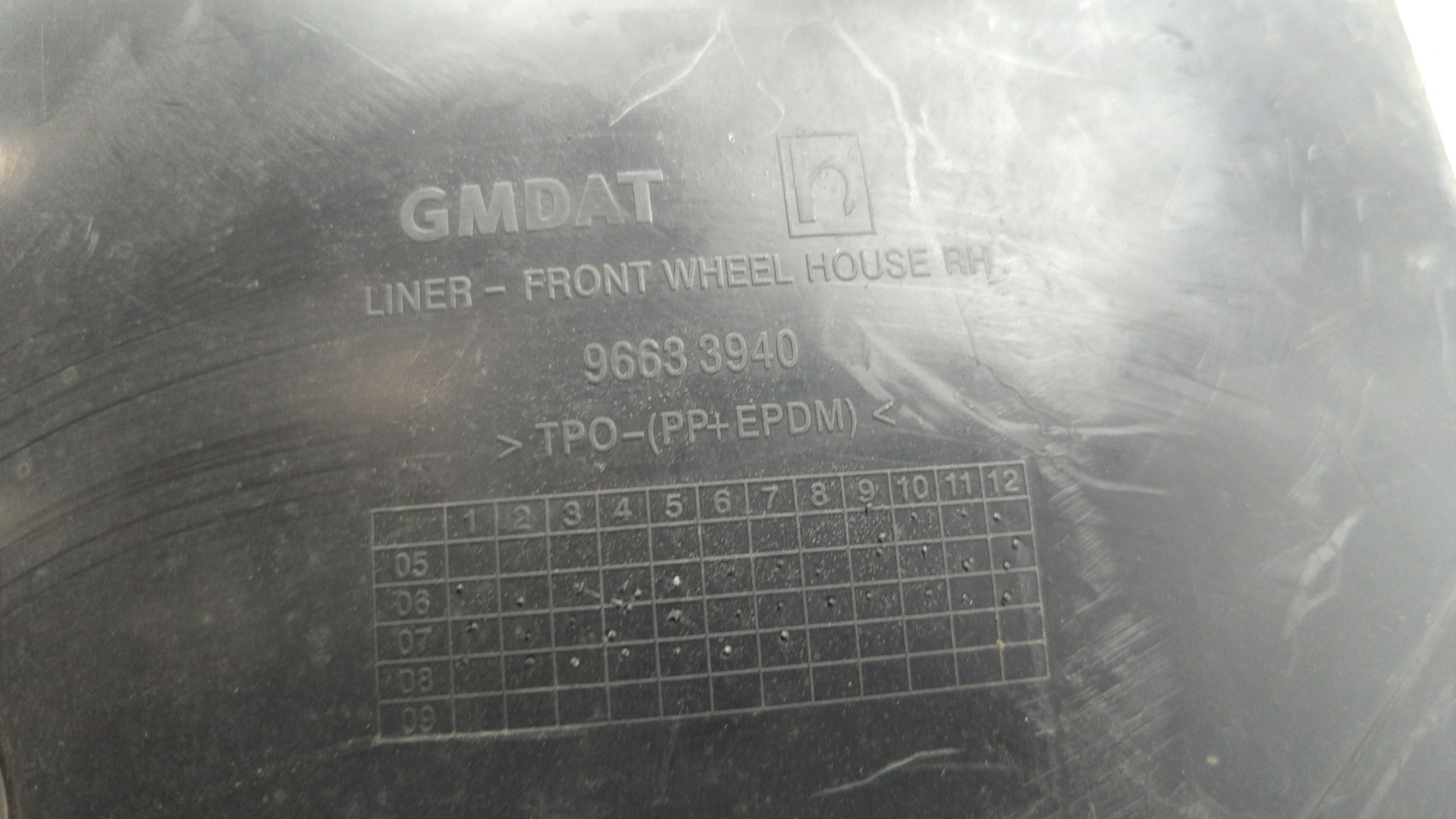 Локер передний правый