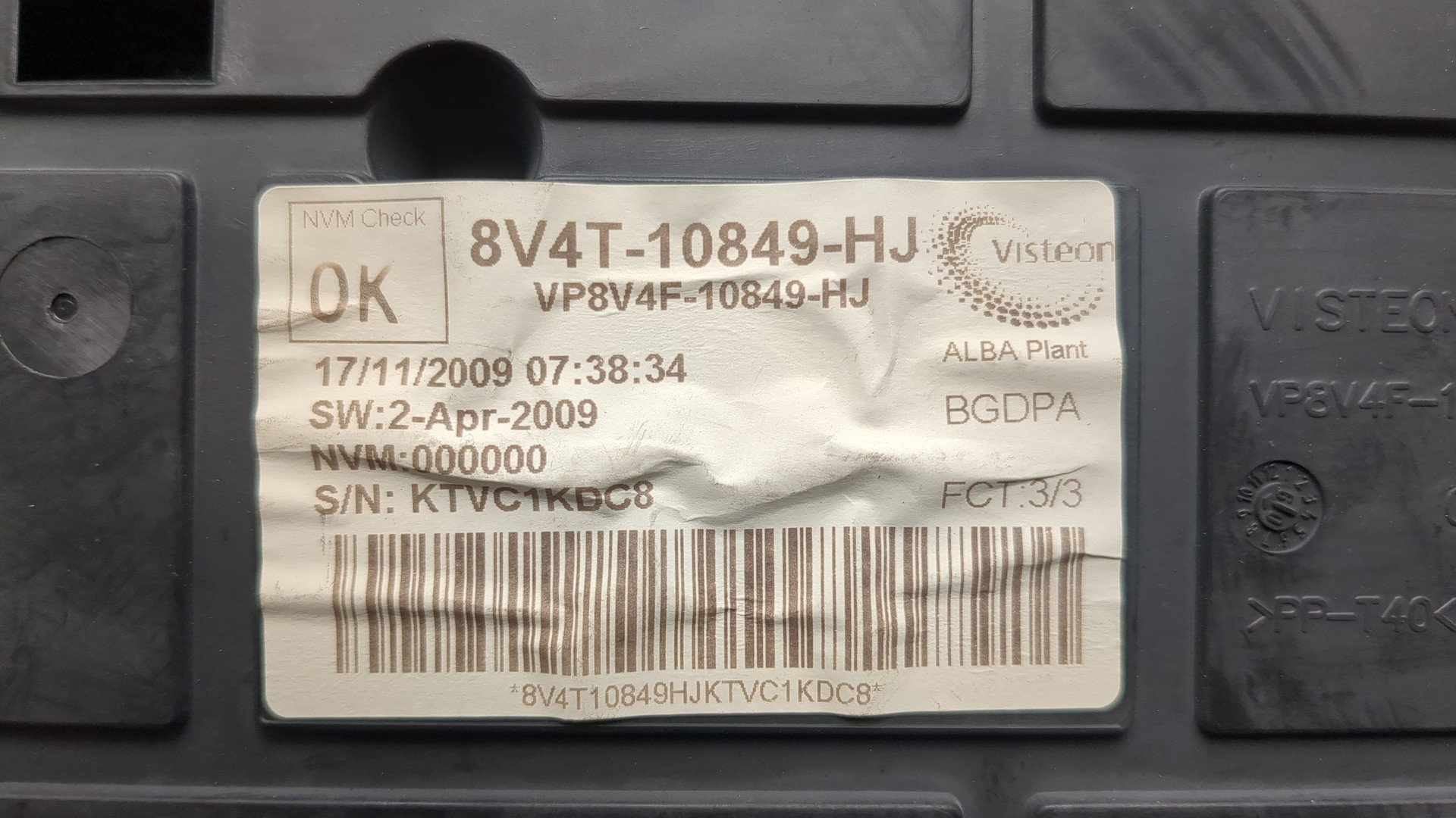 Панель приборов