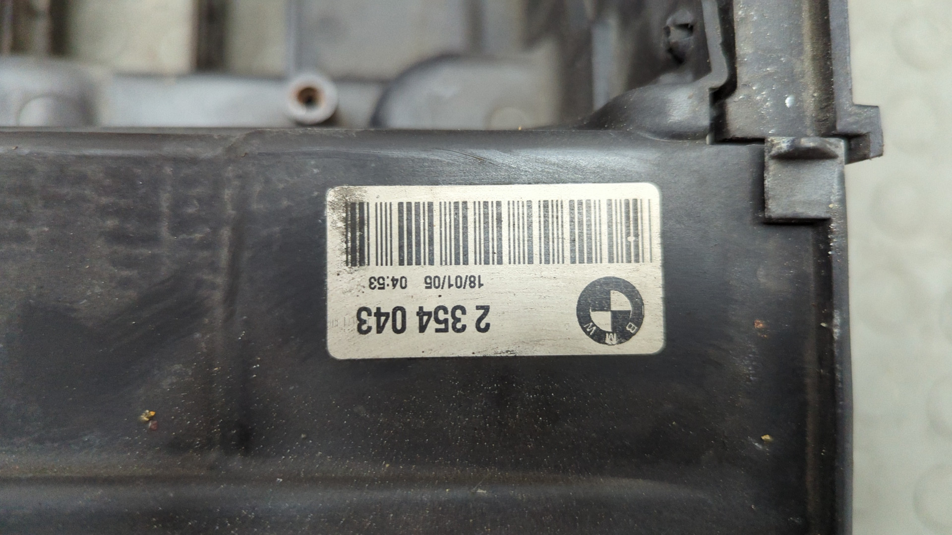 Жалюзи (воздуховод) бампера переднего