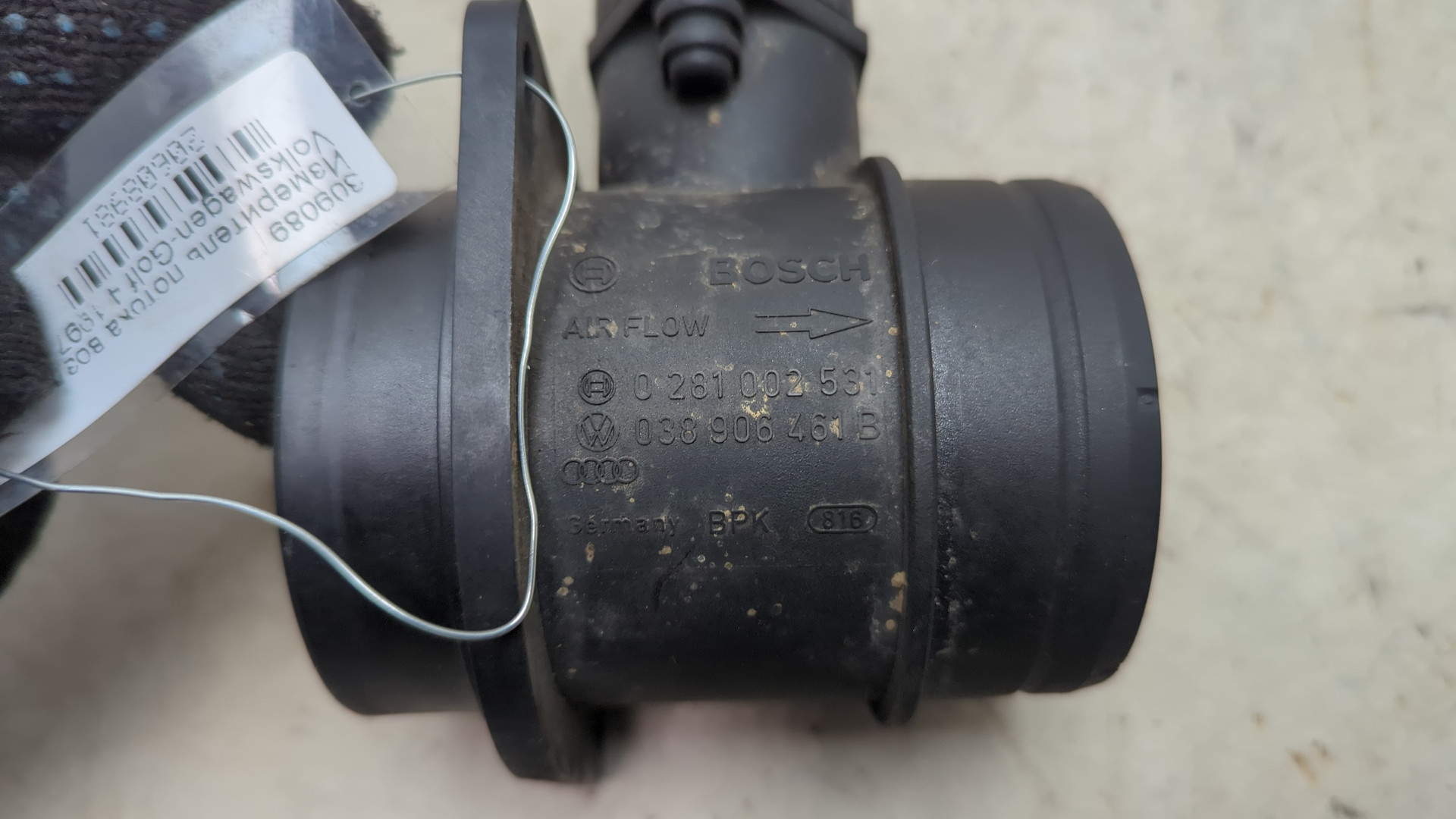 Расходомер воздуха (ДМРВ)