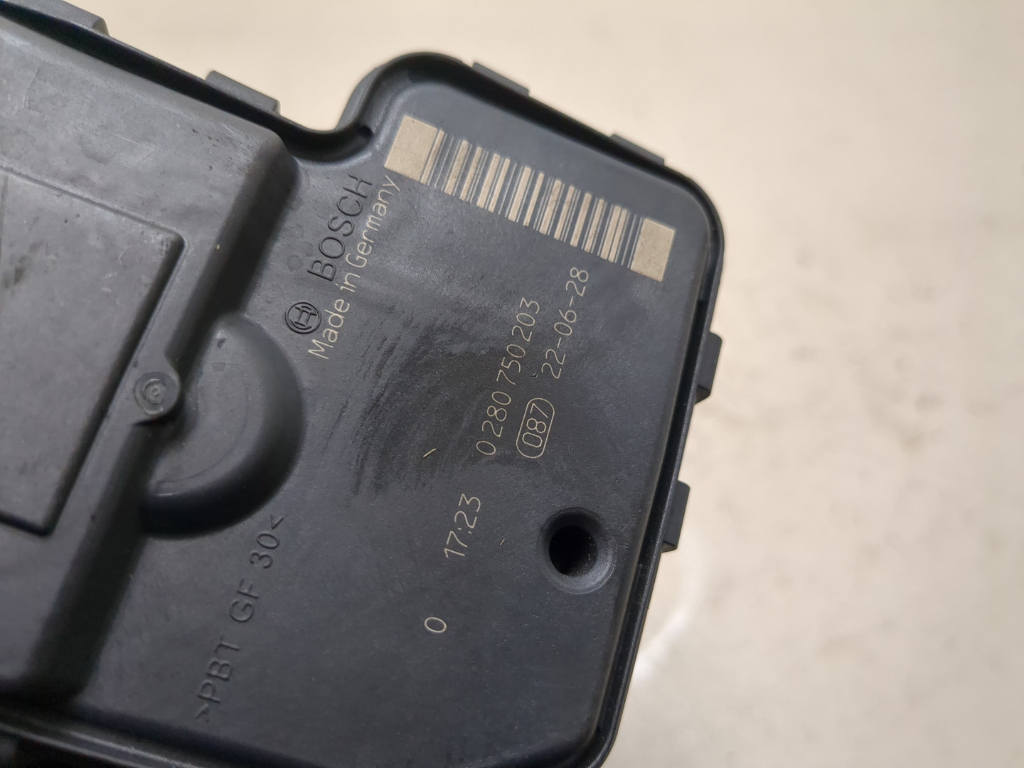 Заслонка дроссельная электрическая