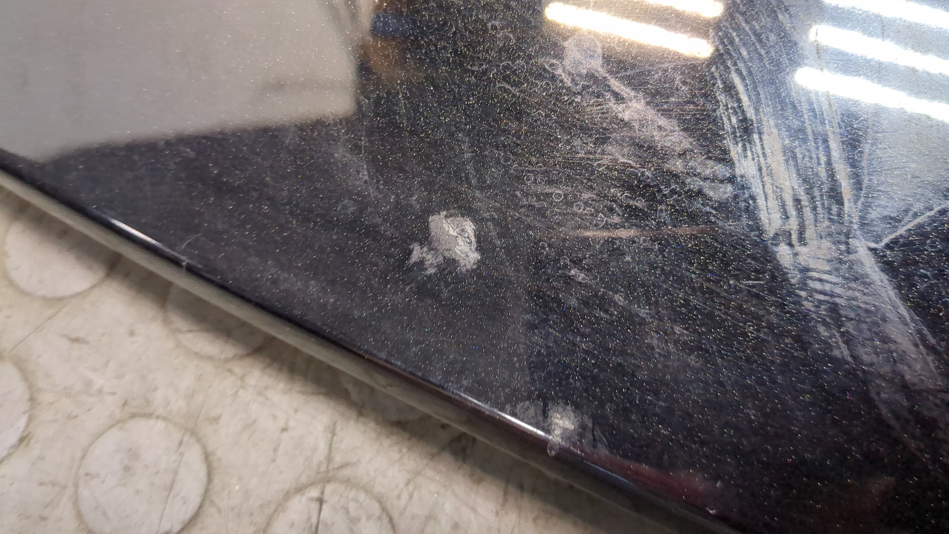 Спойлер переднего бампера