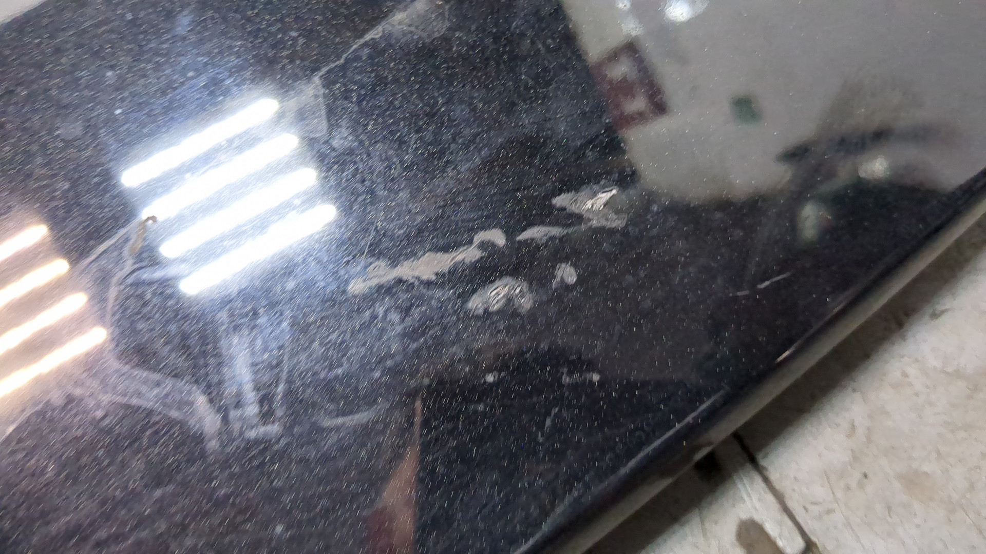 Спойлер переднего бампера