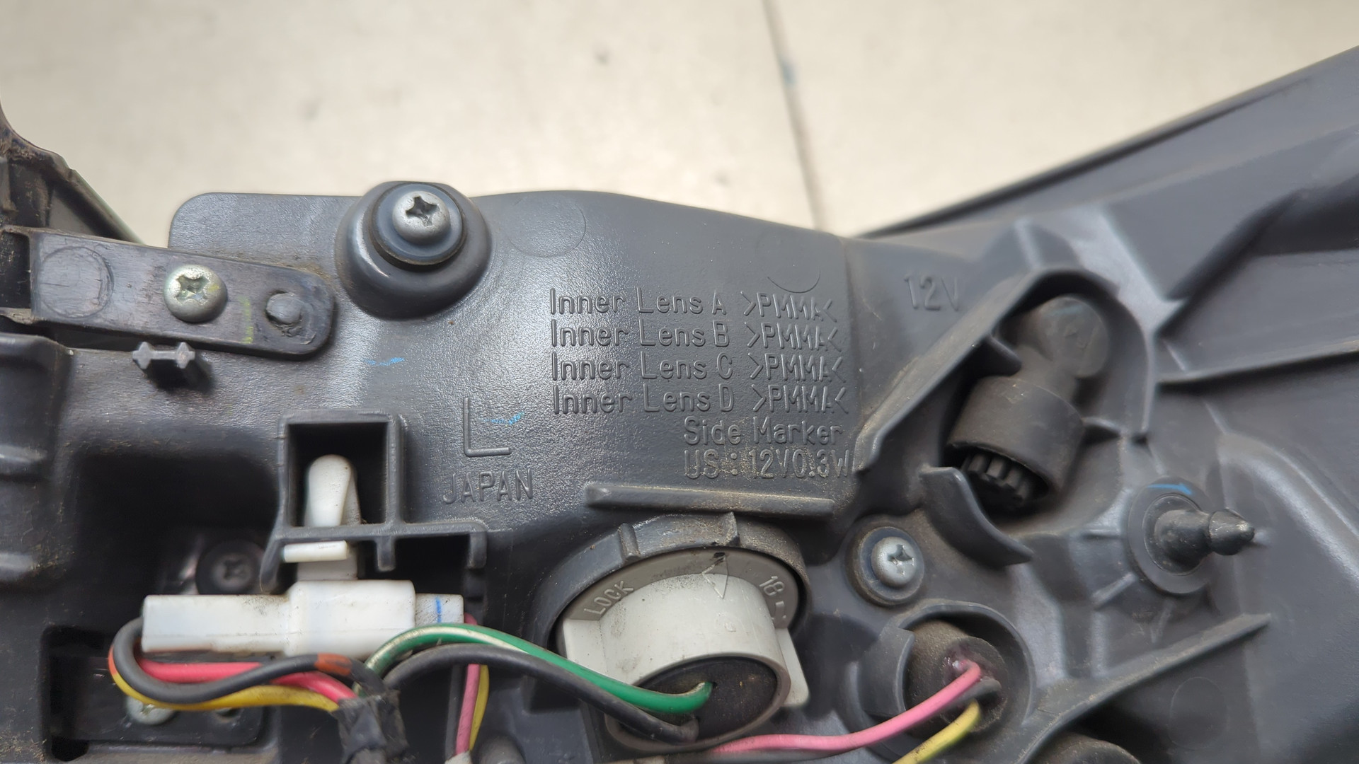 Фонарь задний левый