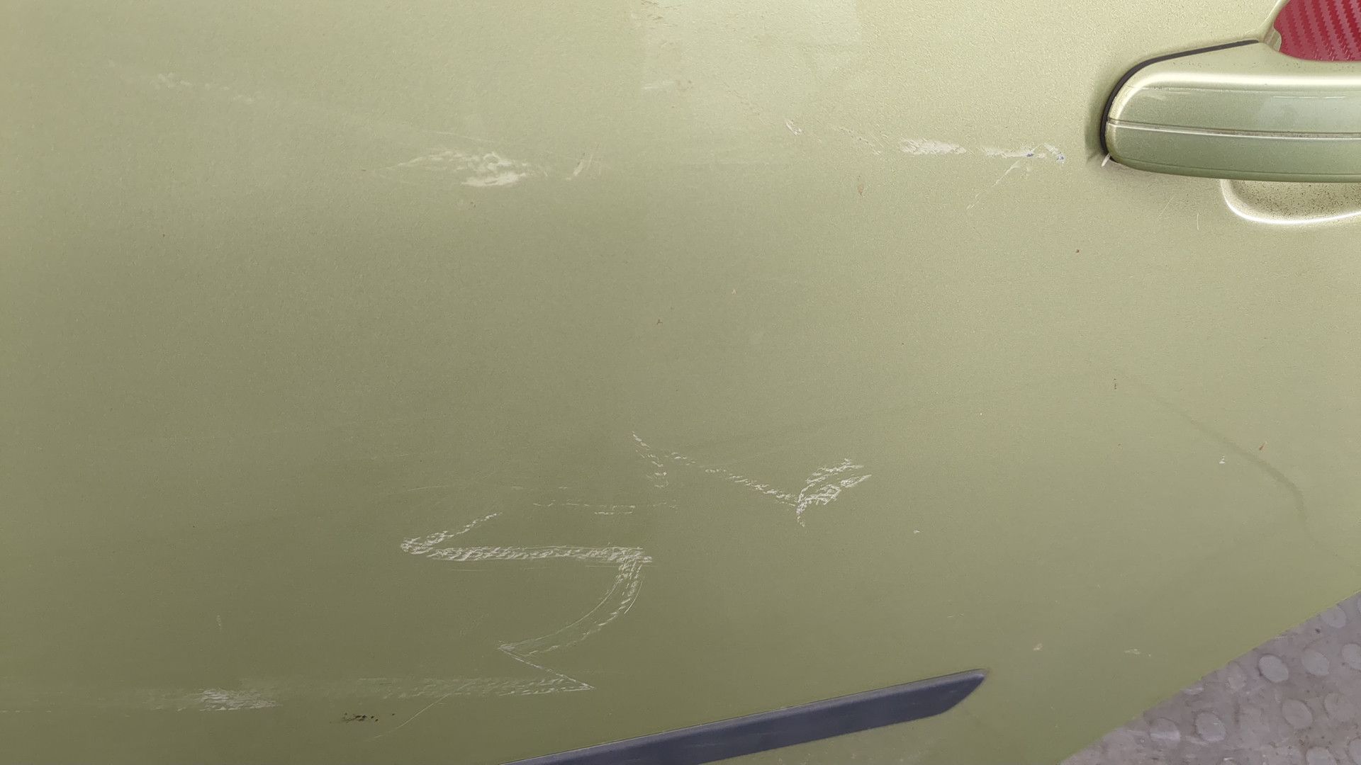 Дверь задняя левая