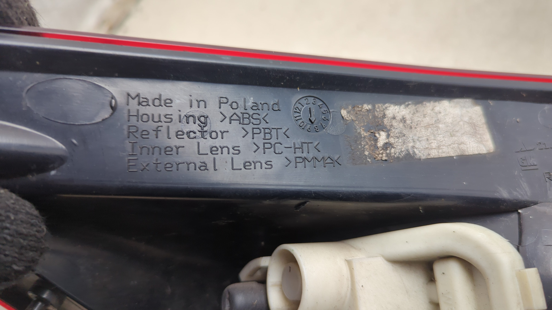 Фонарь задний правый