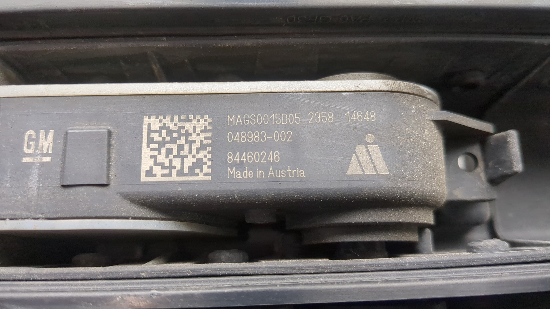 Жалюзи (воздуховод) бампера переднего