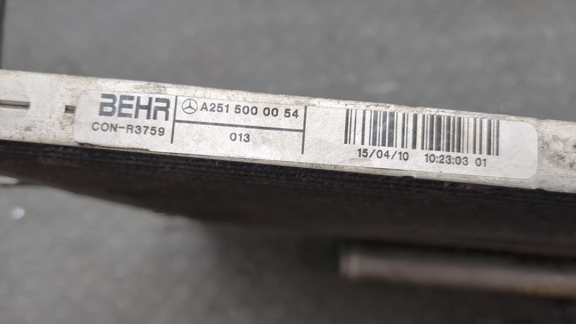 Радиатор кондиционера / конденсер