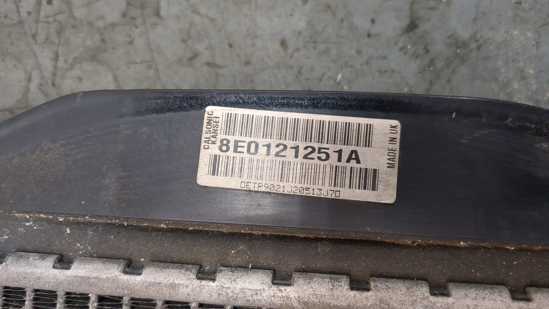 Радиатор охлаждения двигателя основной