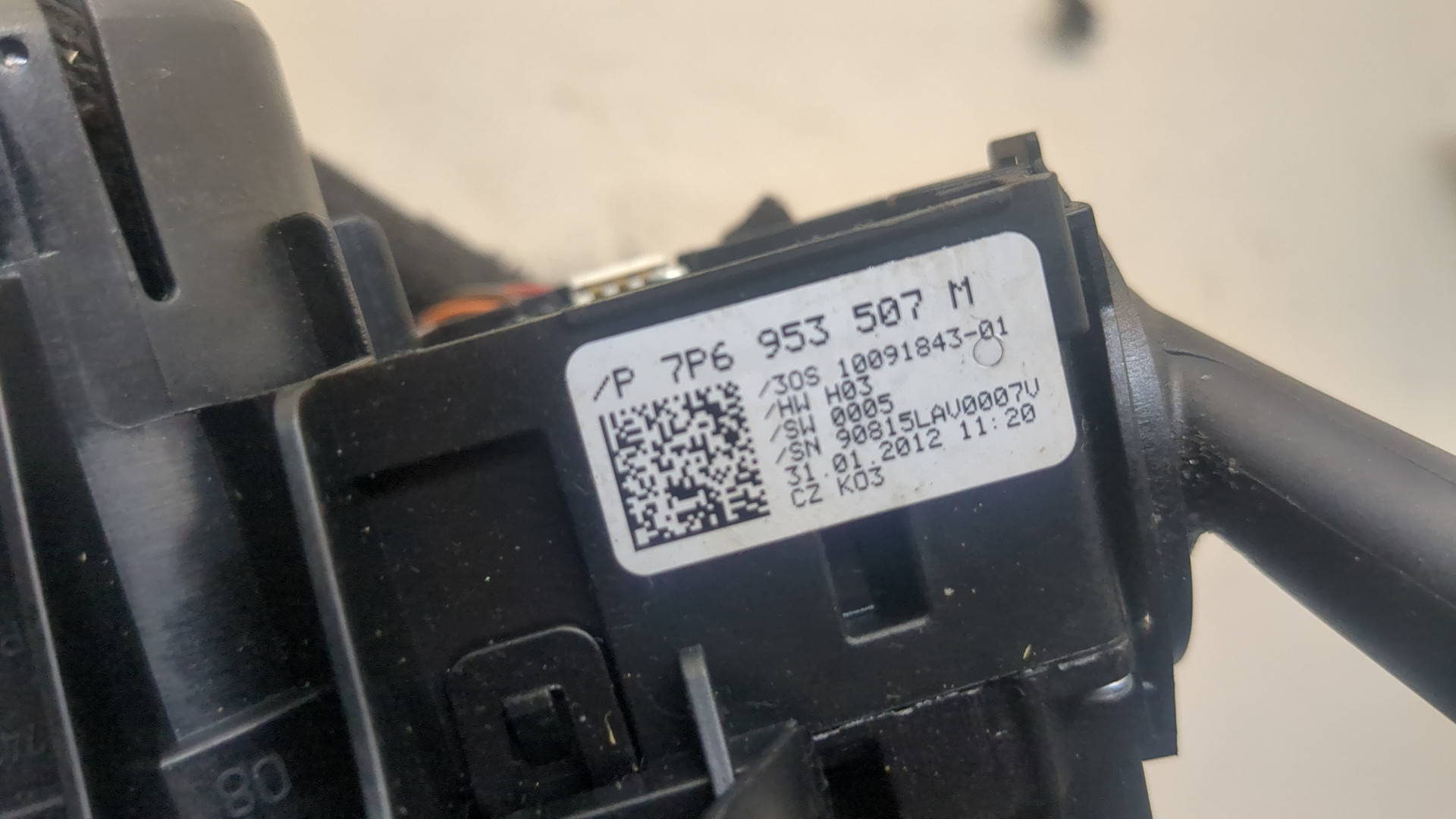 Переключатель подрулевой