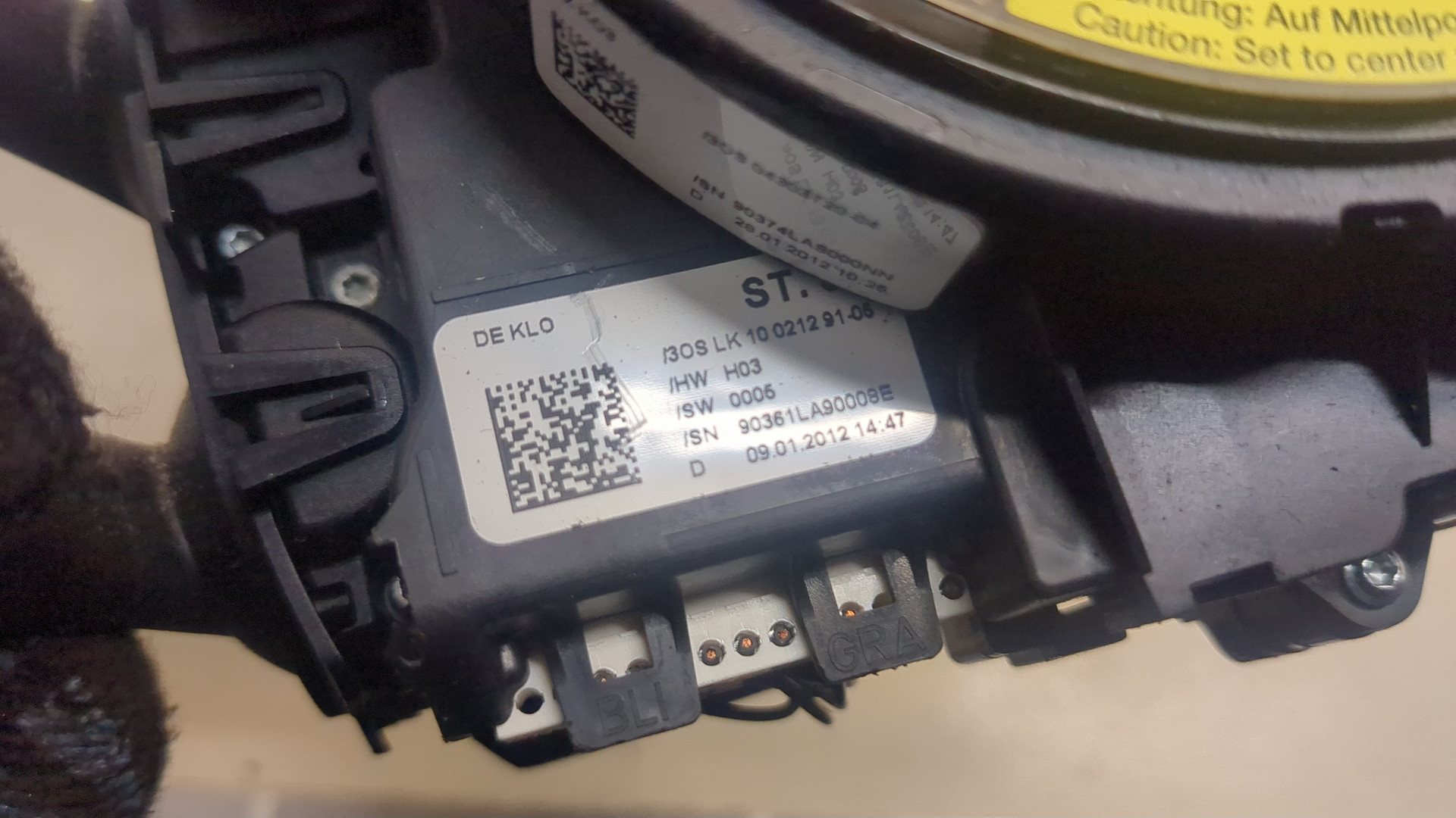 Переключатель подрулевой