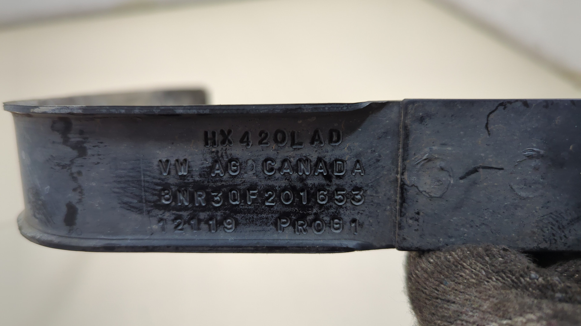 Лента крепления бензобака