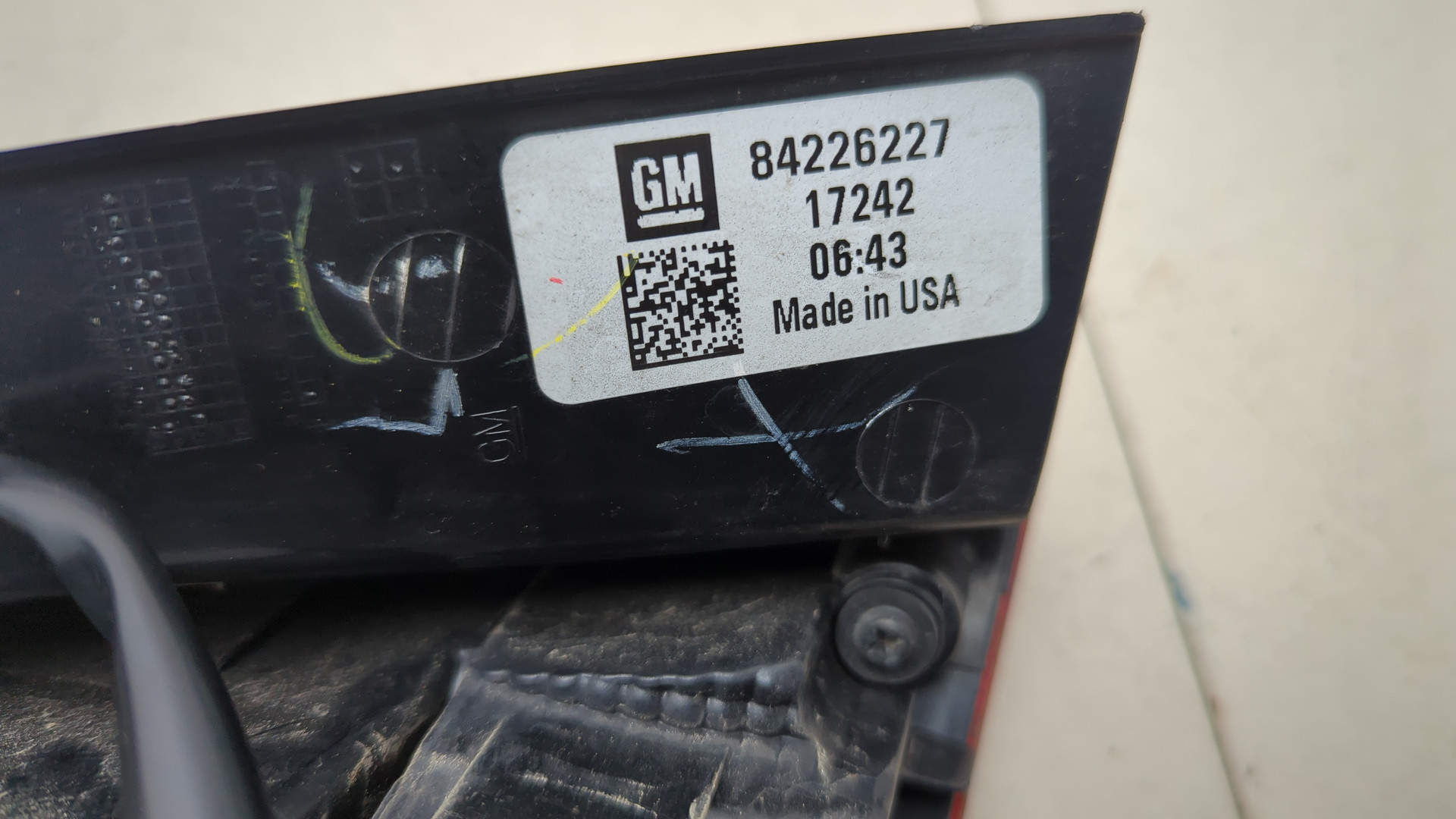 Фонарь задний правый