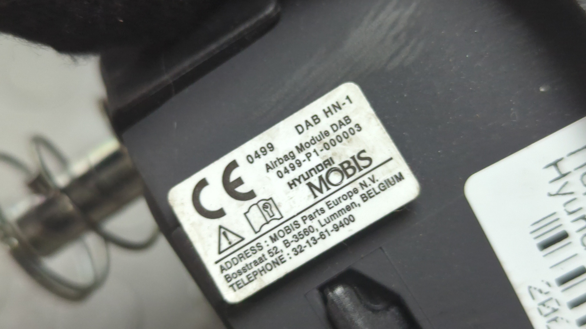 Подушка безопасности в рулевое колесо