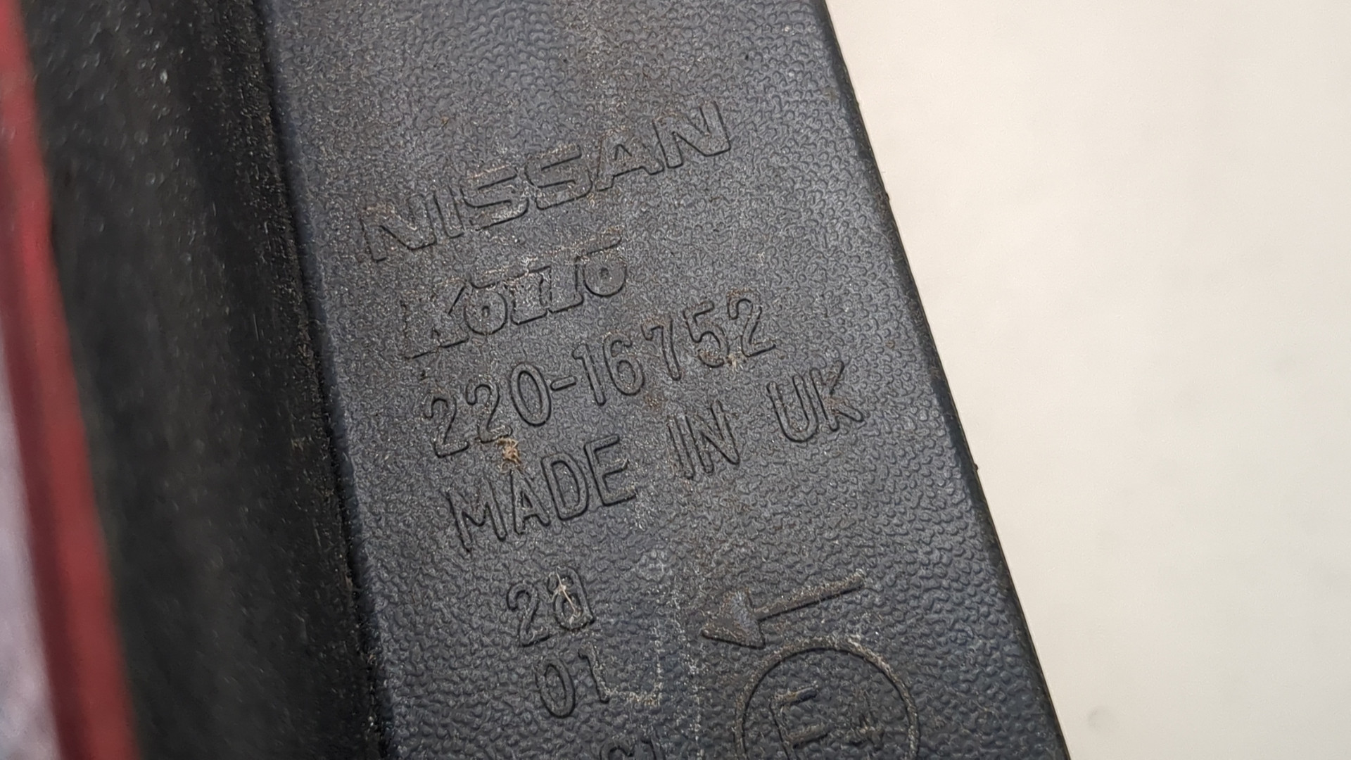 Фонарь задний левый