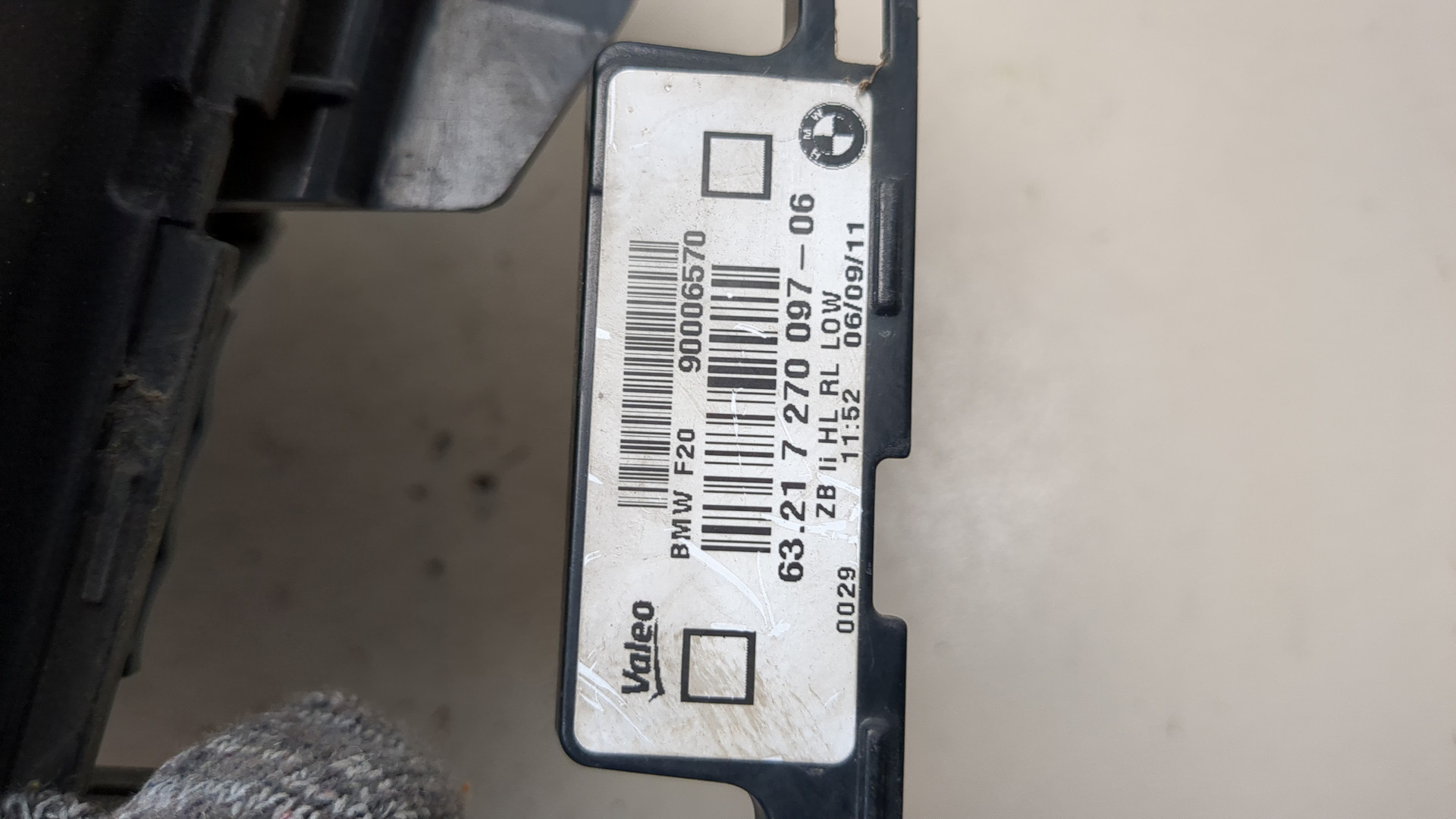 Фонарь задний левый