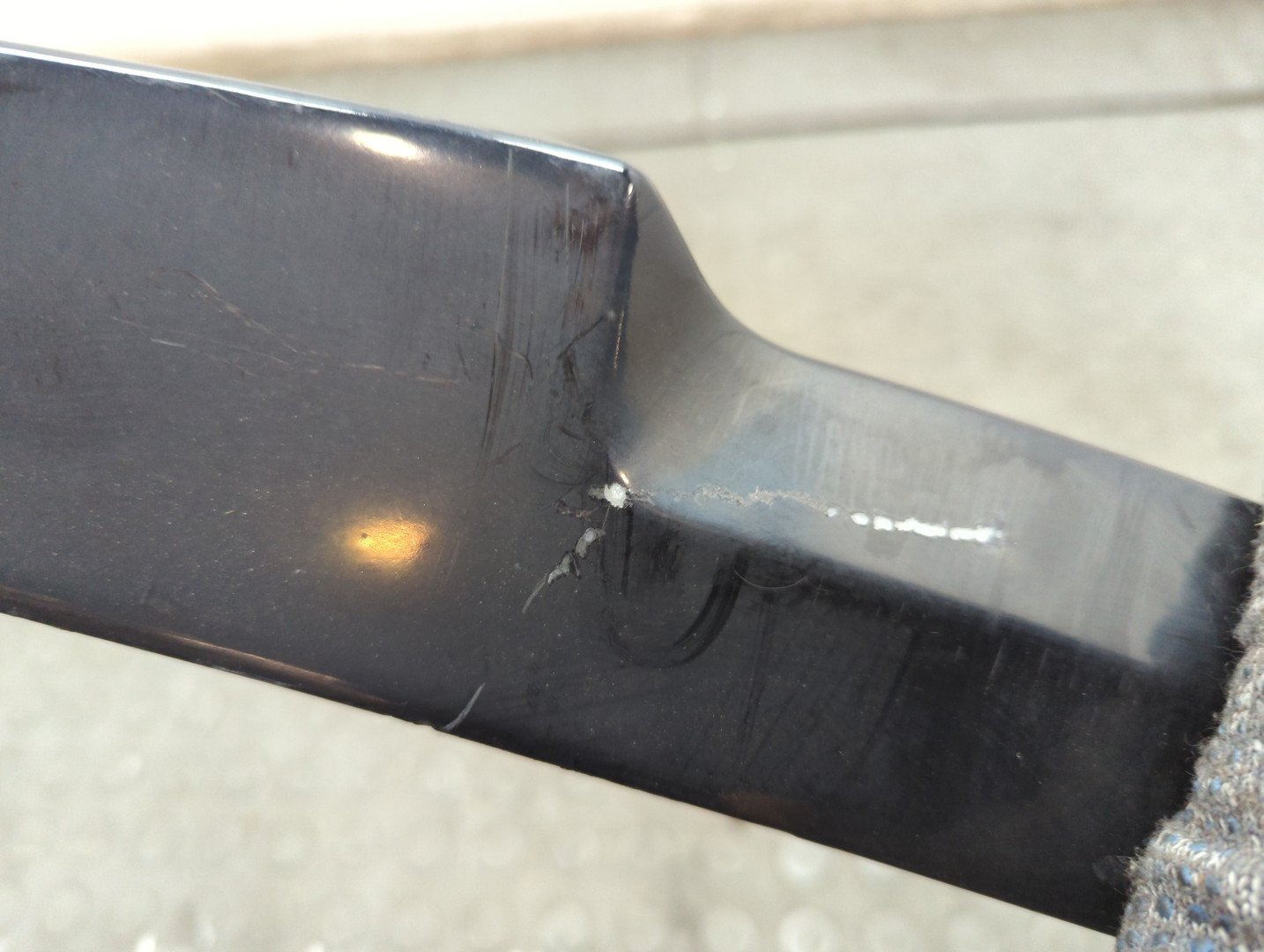 Спойлер переднего бампера