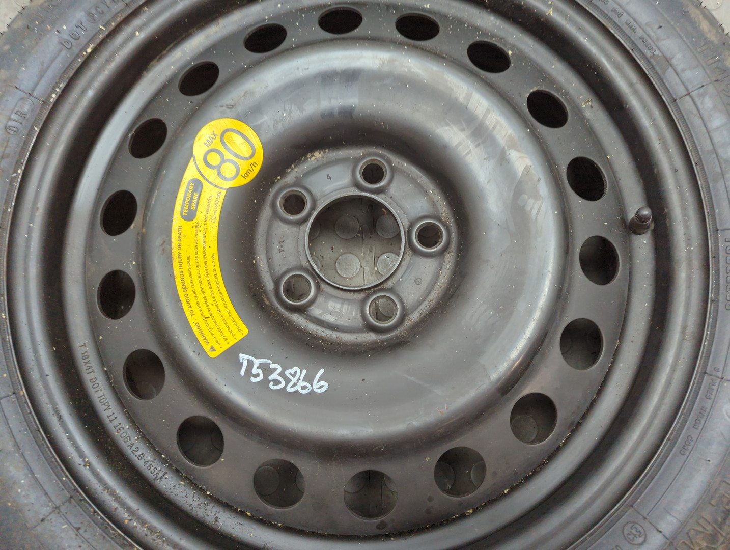 Диск запасного колеса/докатка