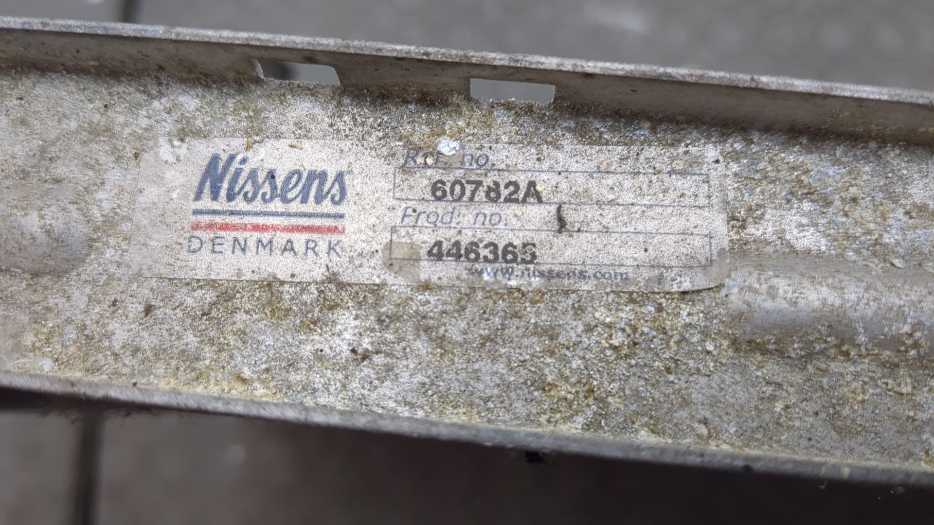 Радиатор охлаждения двигателя основной