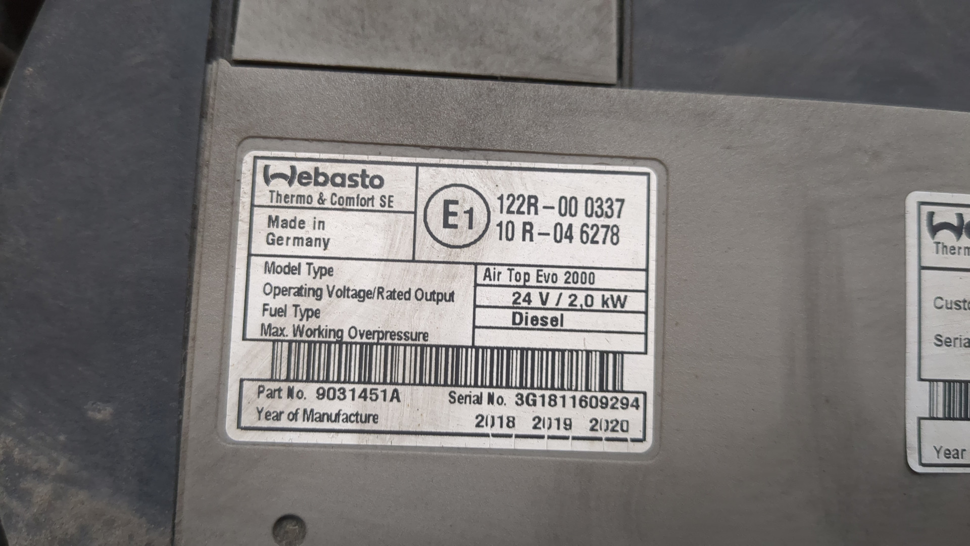 Отопитель автономный / предпусковой обогреватель