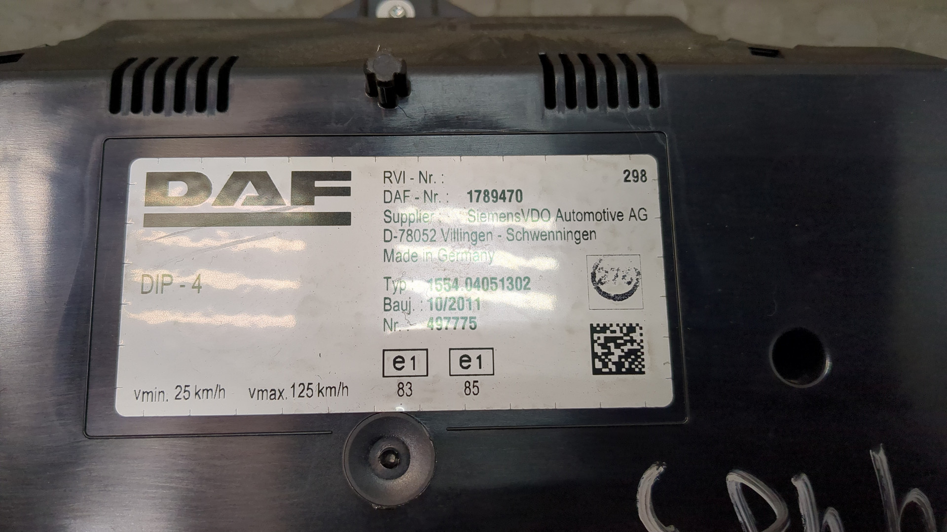 Панель приборов