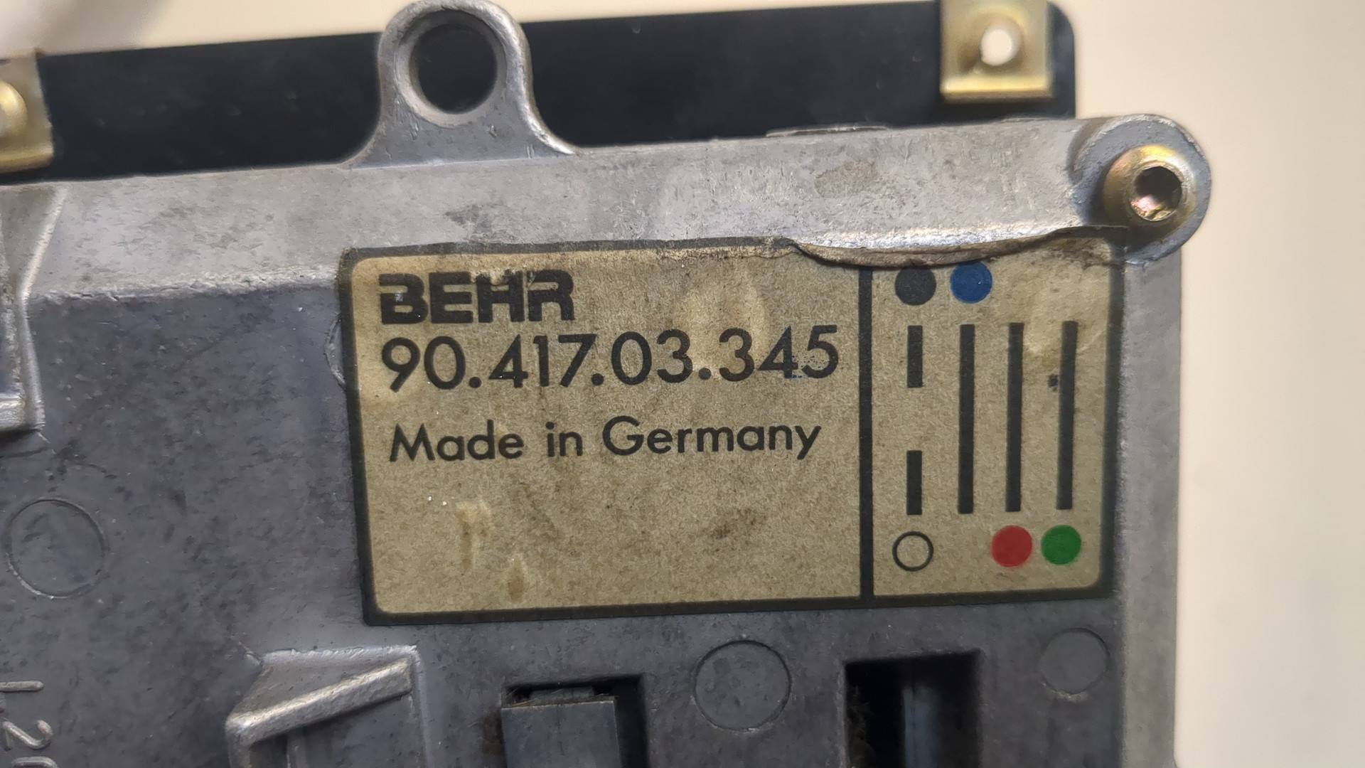 Переключатель отопителя