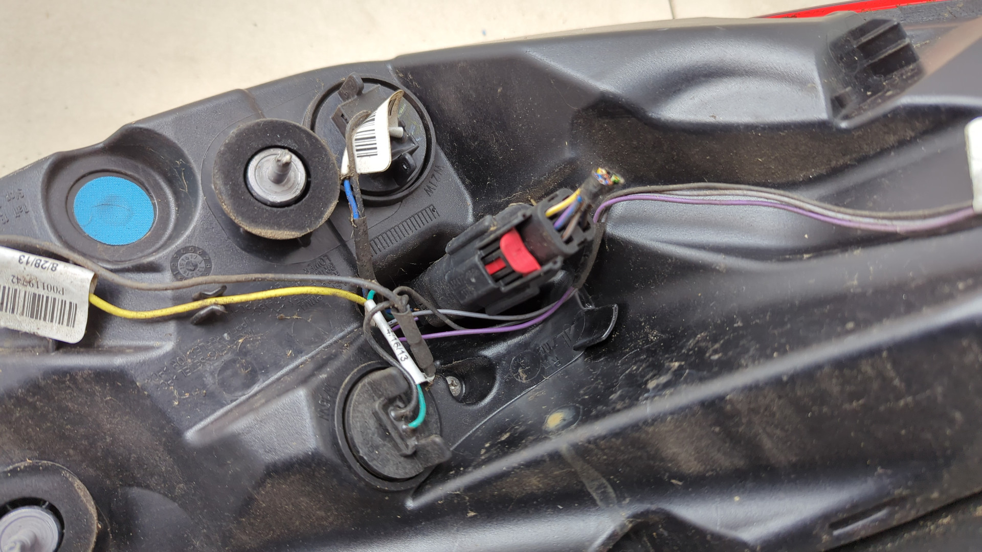 Фонарь задний правый