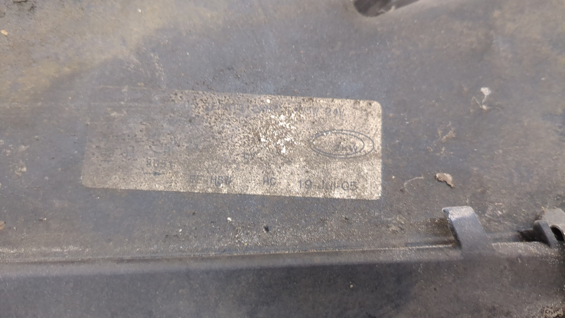 Фара правая