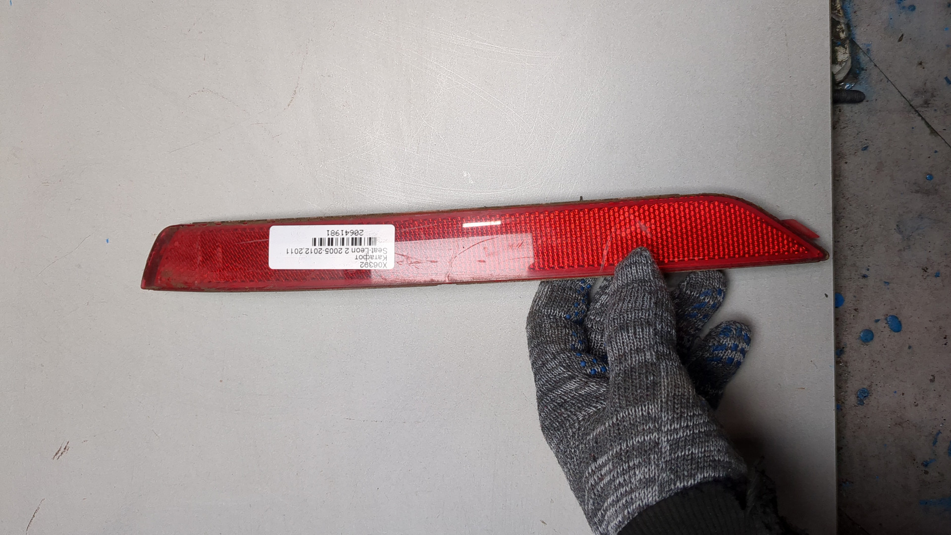 Отражатель в бампер задний правый