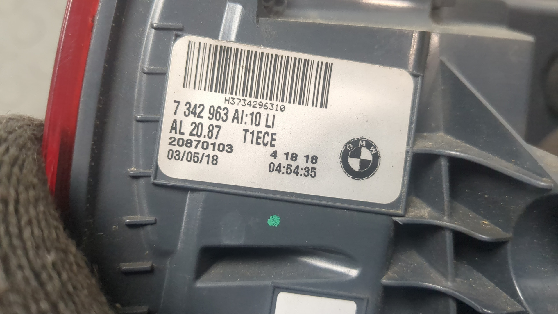 Фонарь задний левый