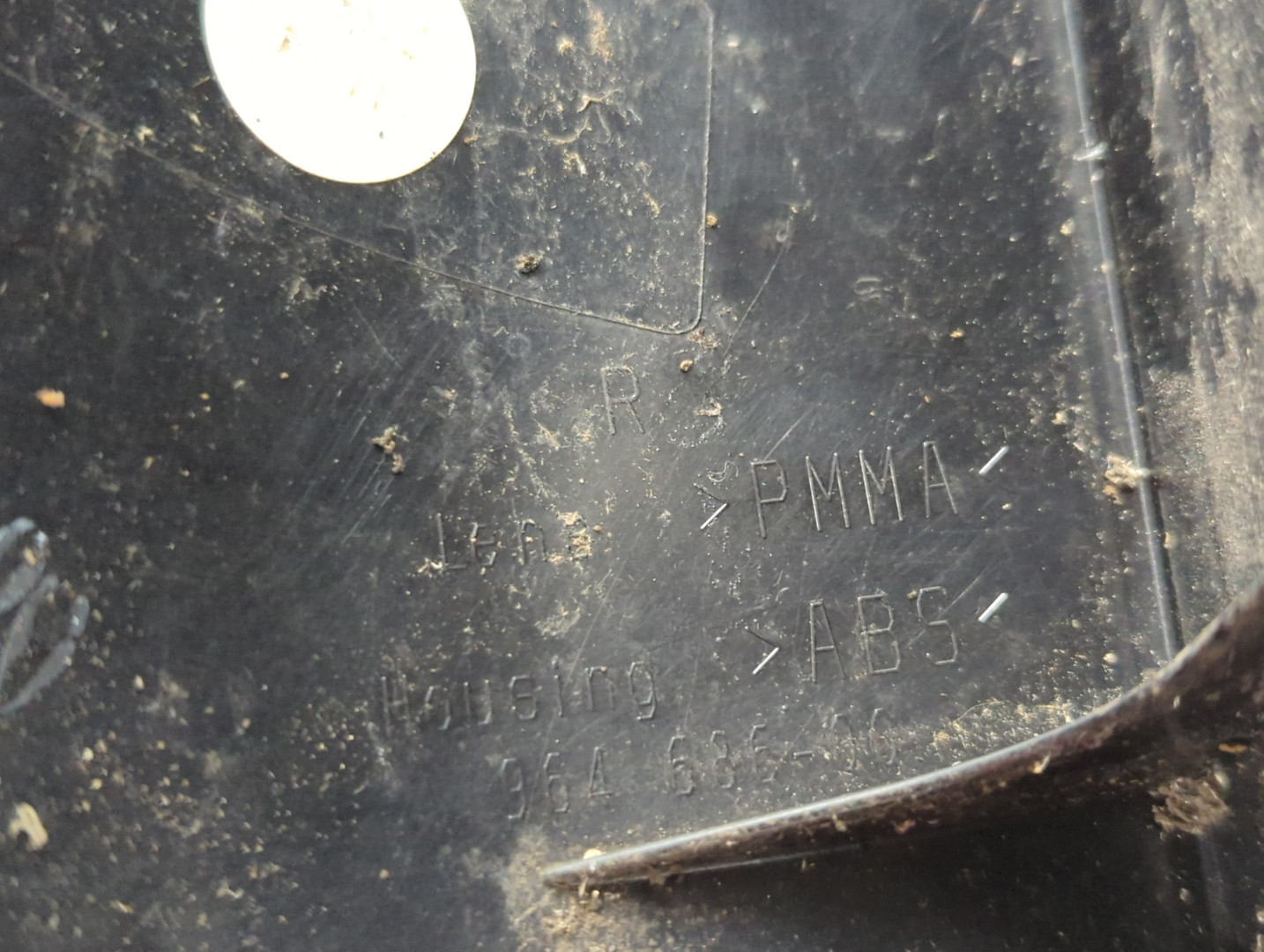 Отражатель в бампер задний правый