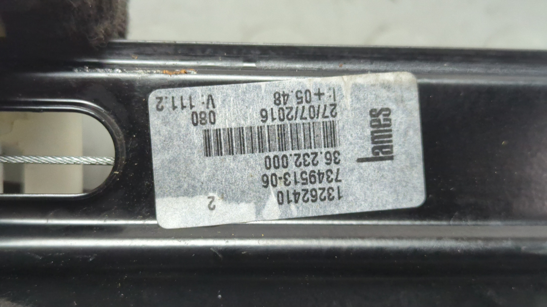 Стеклоподъемник электр. передний левый