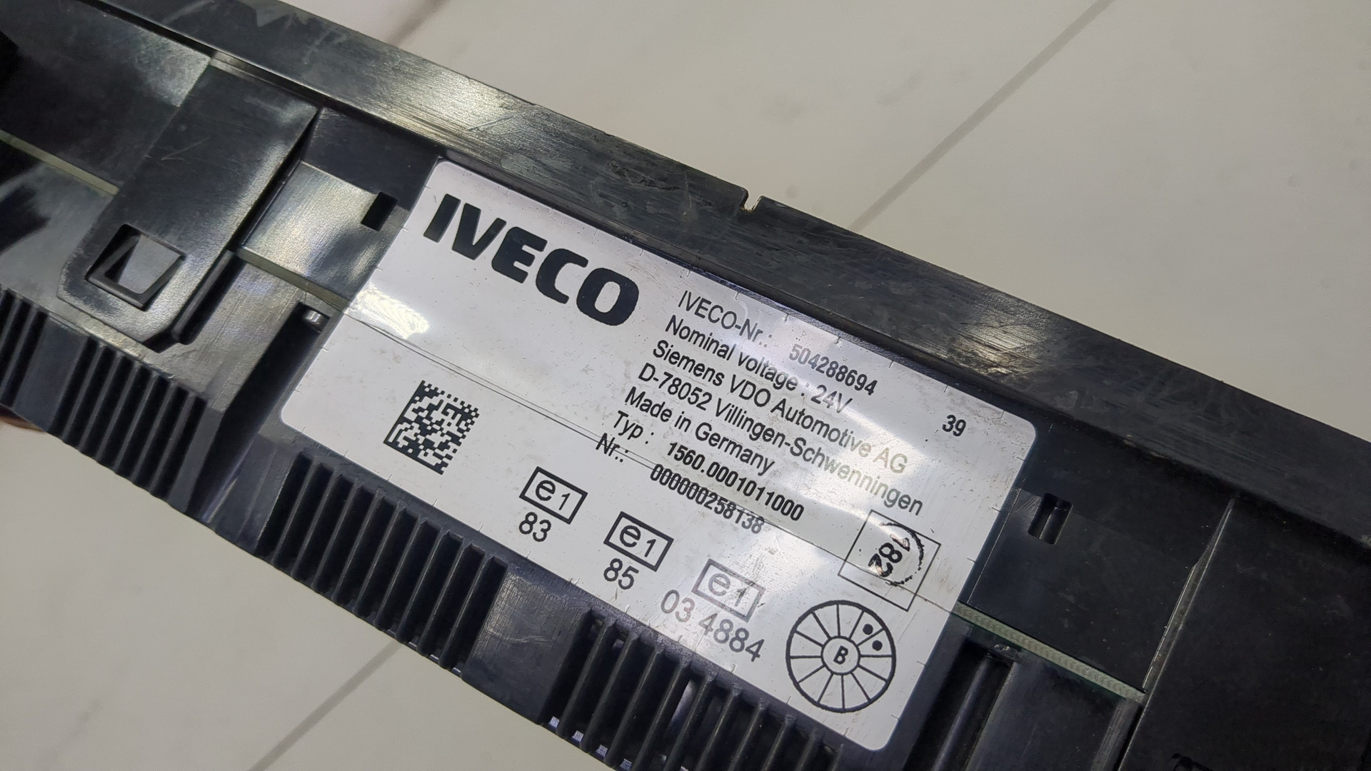 Панель приборов