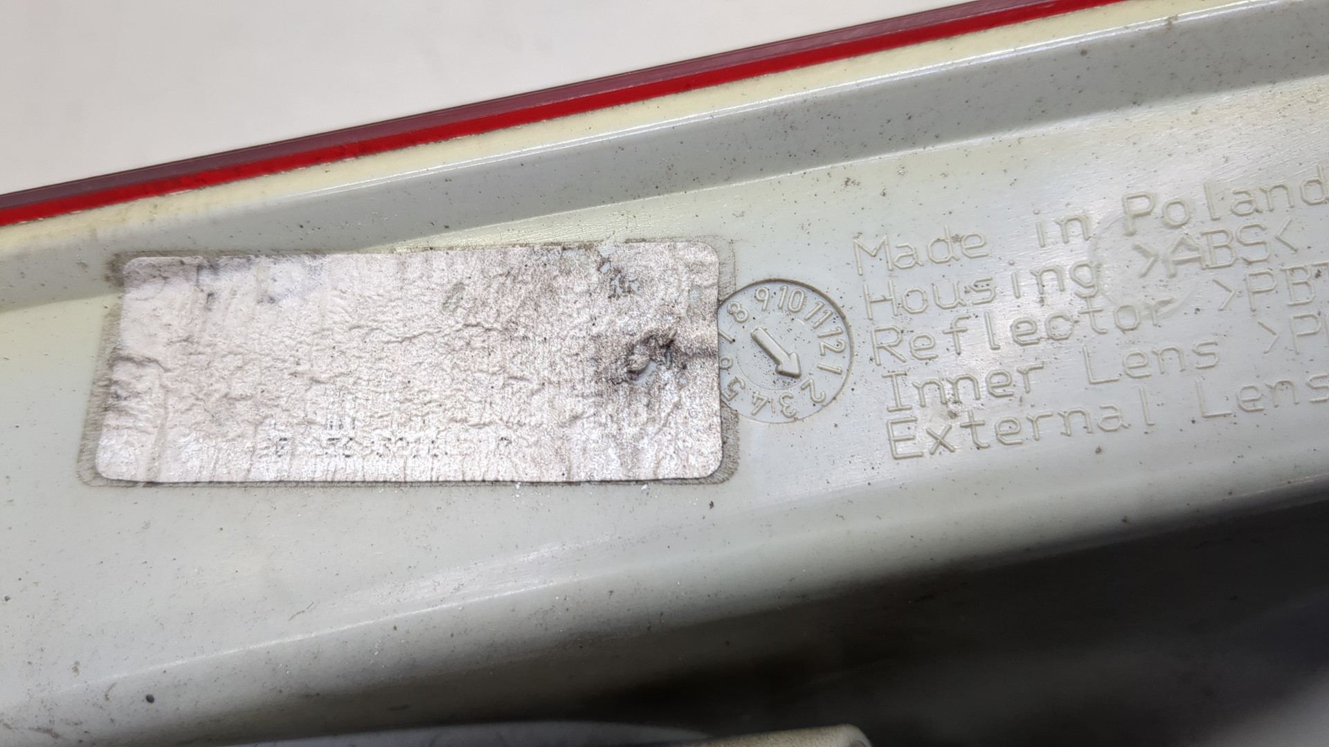 Фонарь задний левый