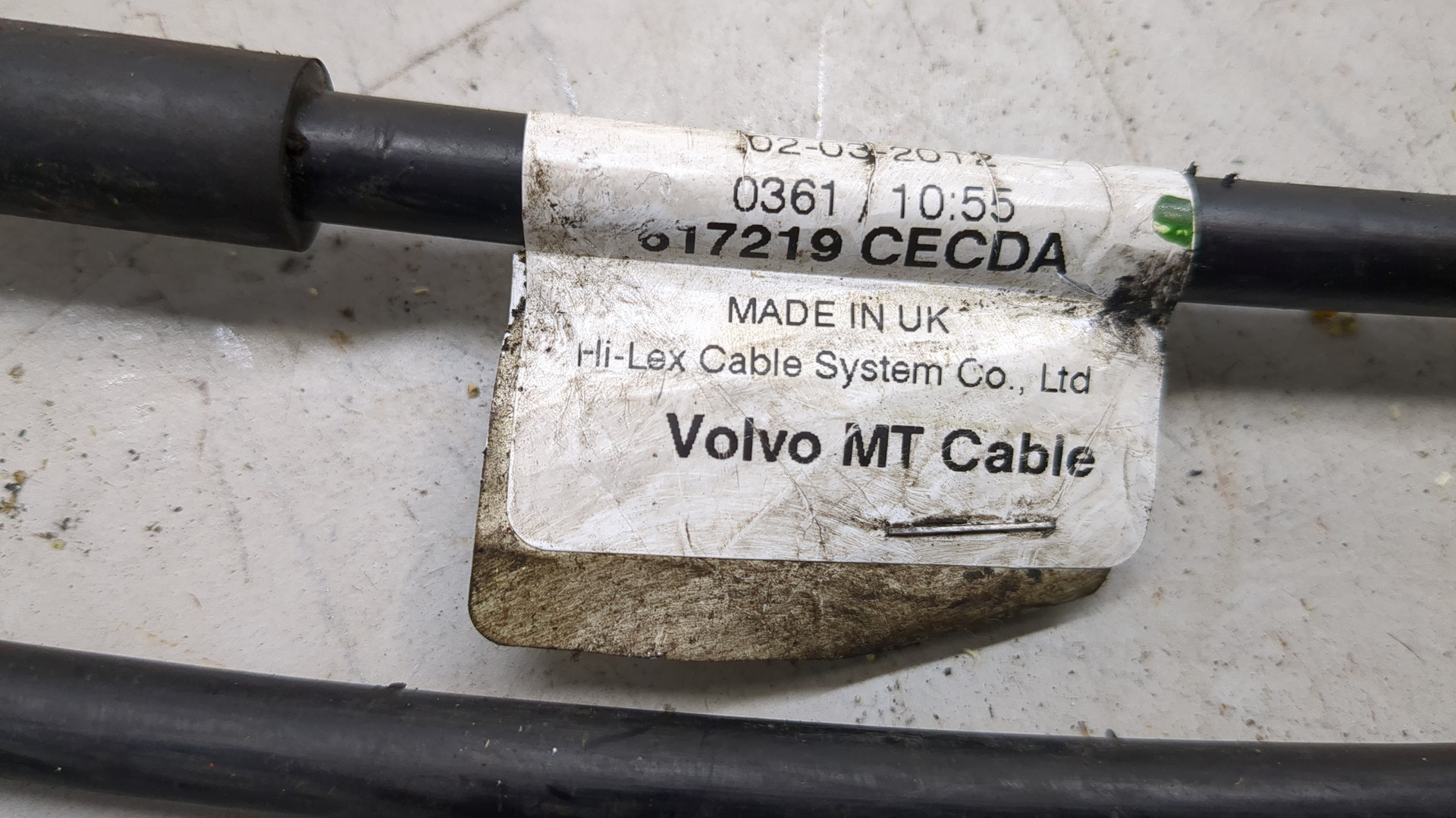 Трос КПП (выбора/переключения передач)