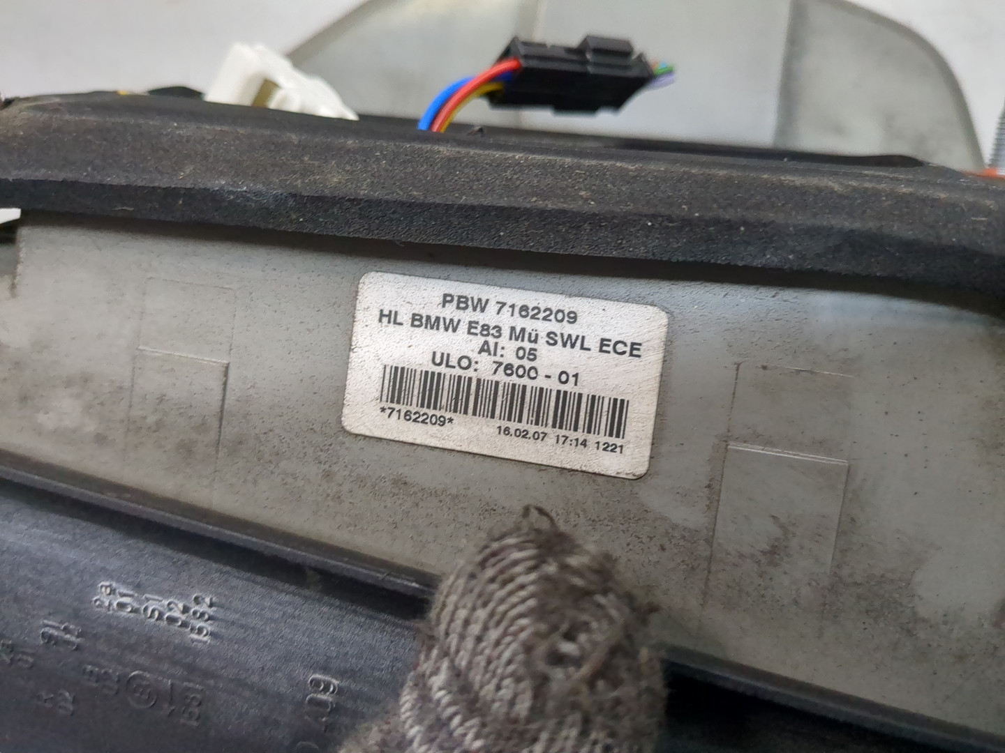 Фонарь задний левый