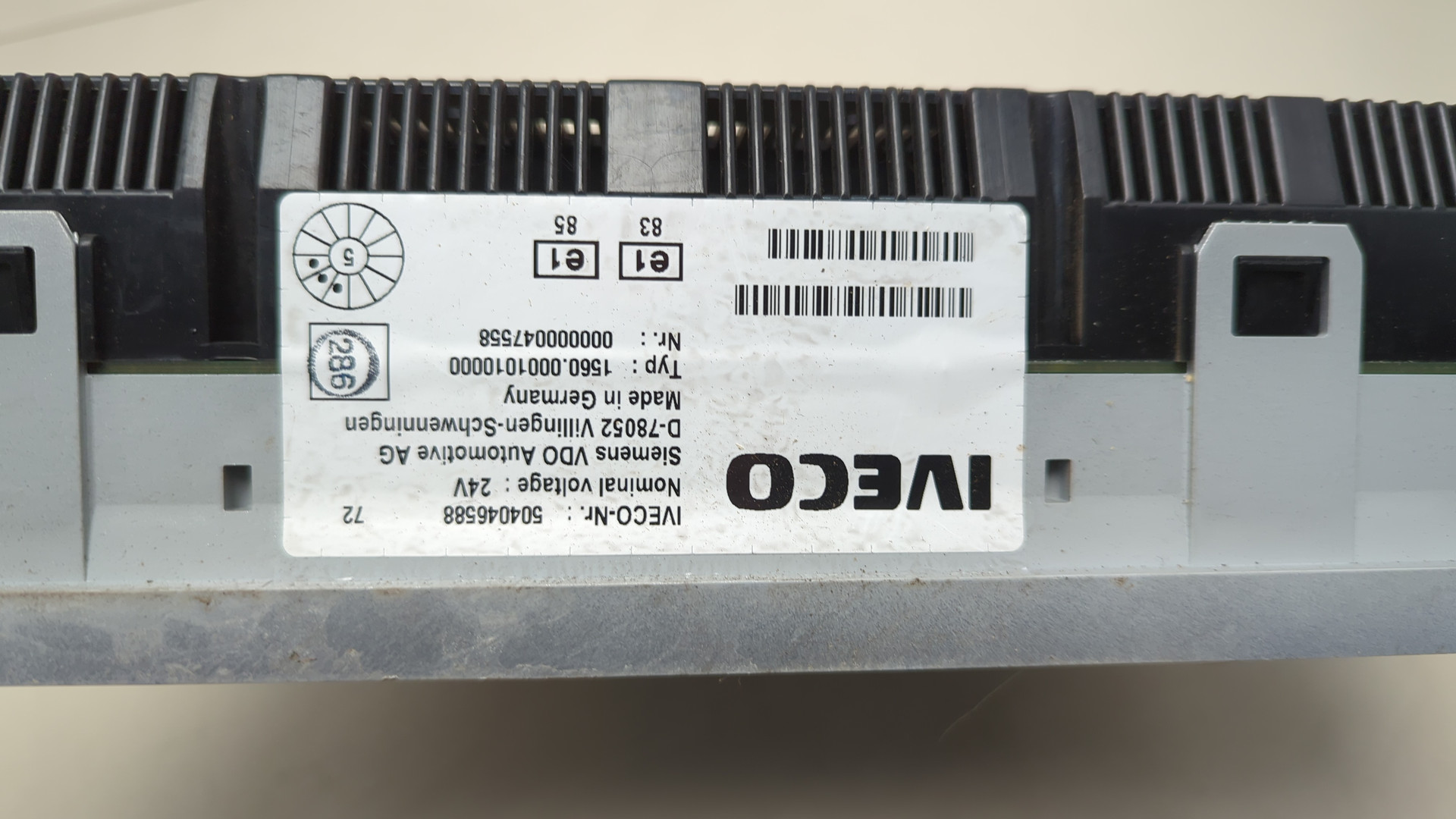 Панель приборов