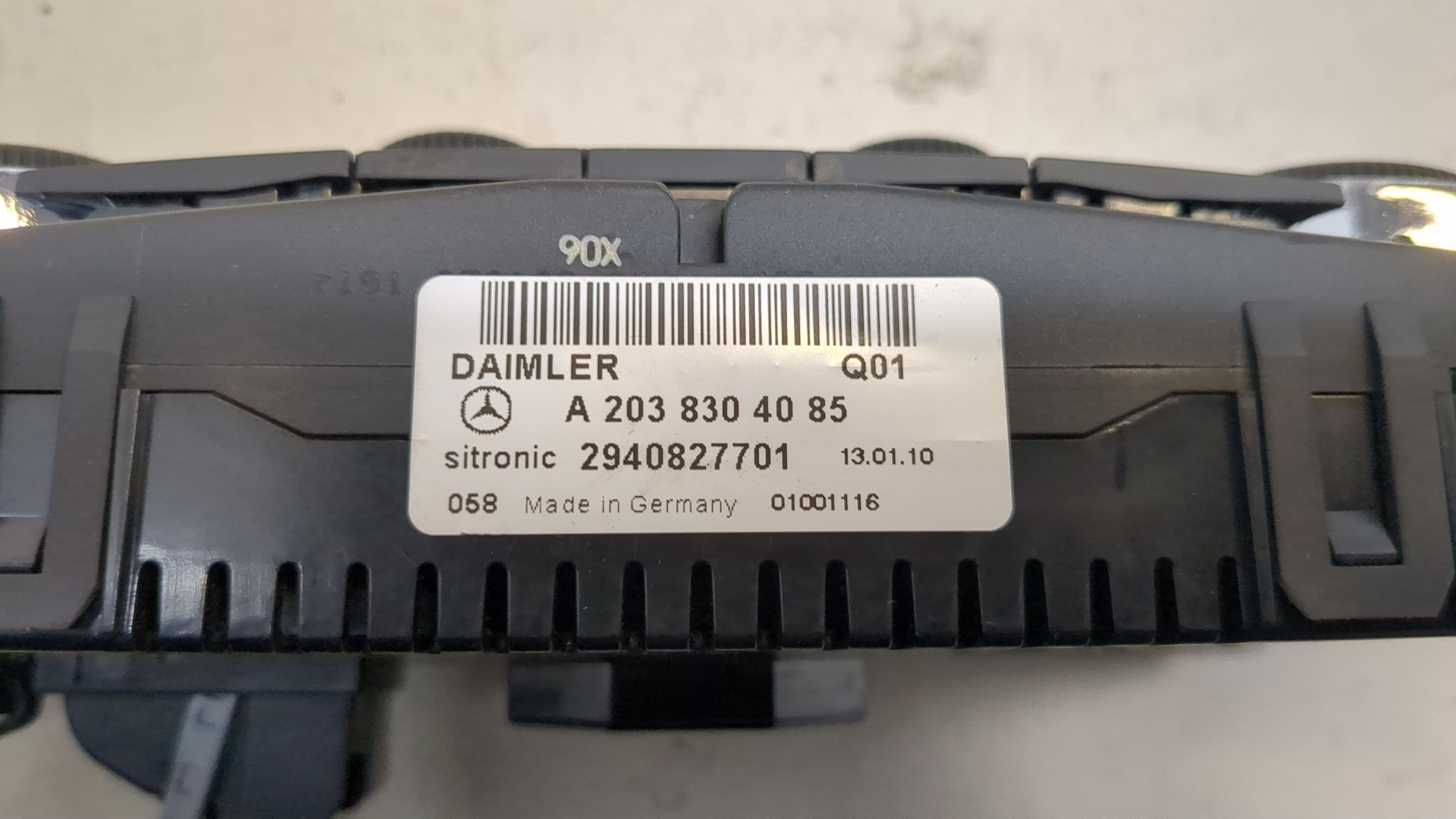 Переключатель отопителя