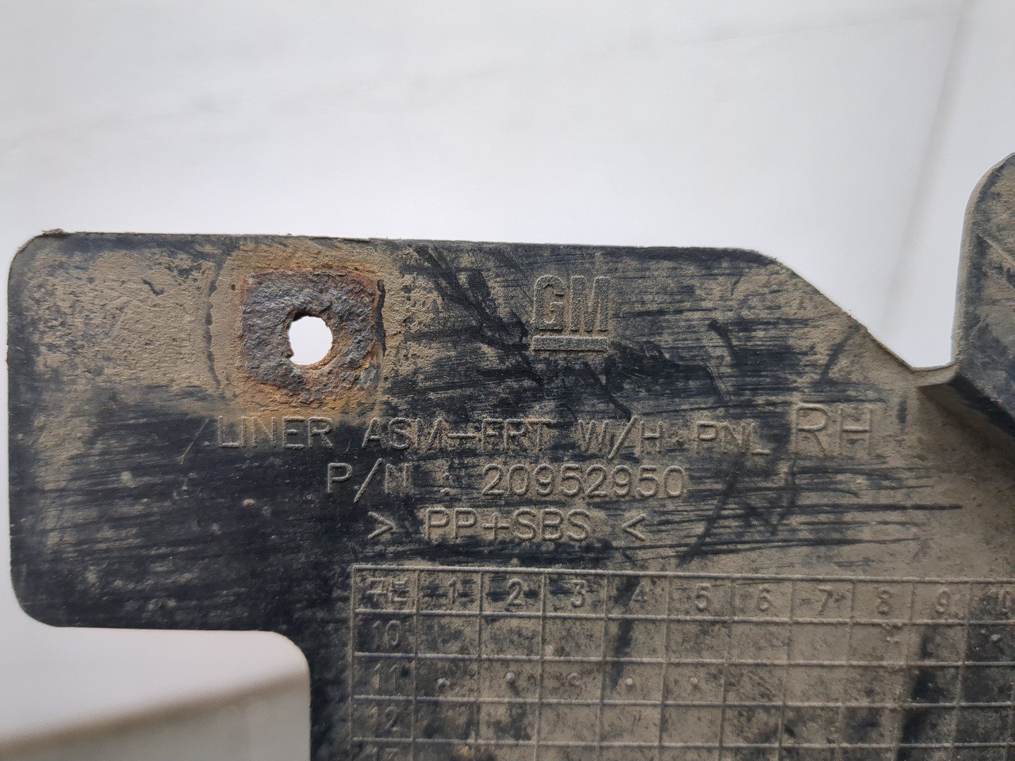 Локер передний правый