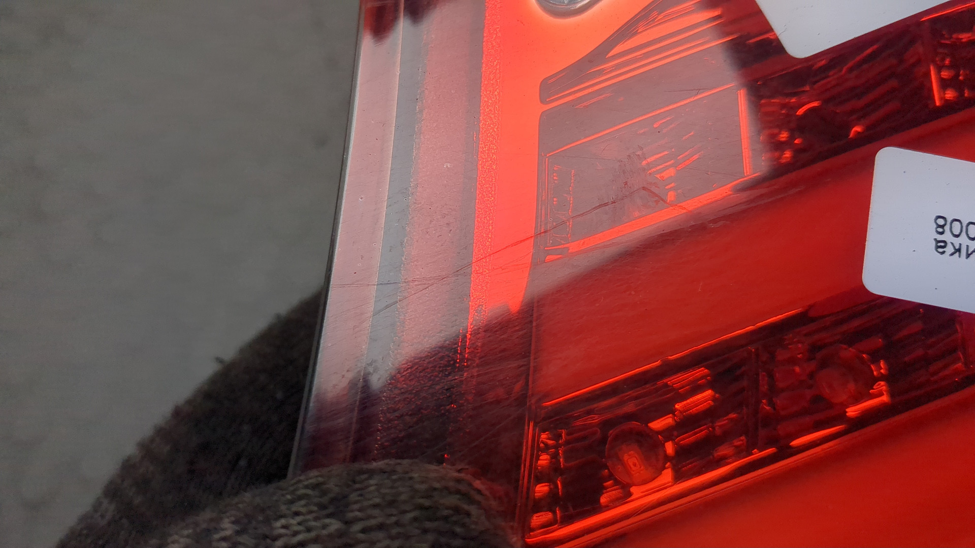 Фонарь задний внутренний правый