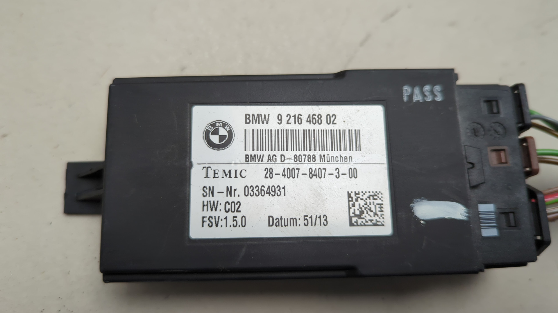 Блок управления сиденьем